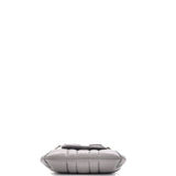Horsebit Chain Shoulder Bag Vertical Quilted Leather Small