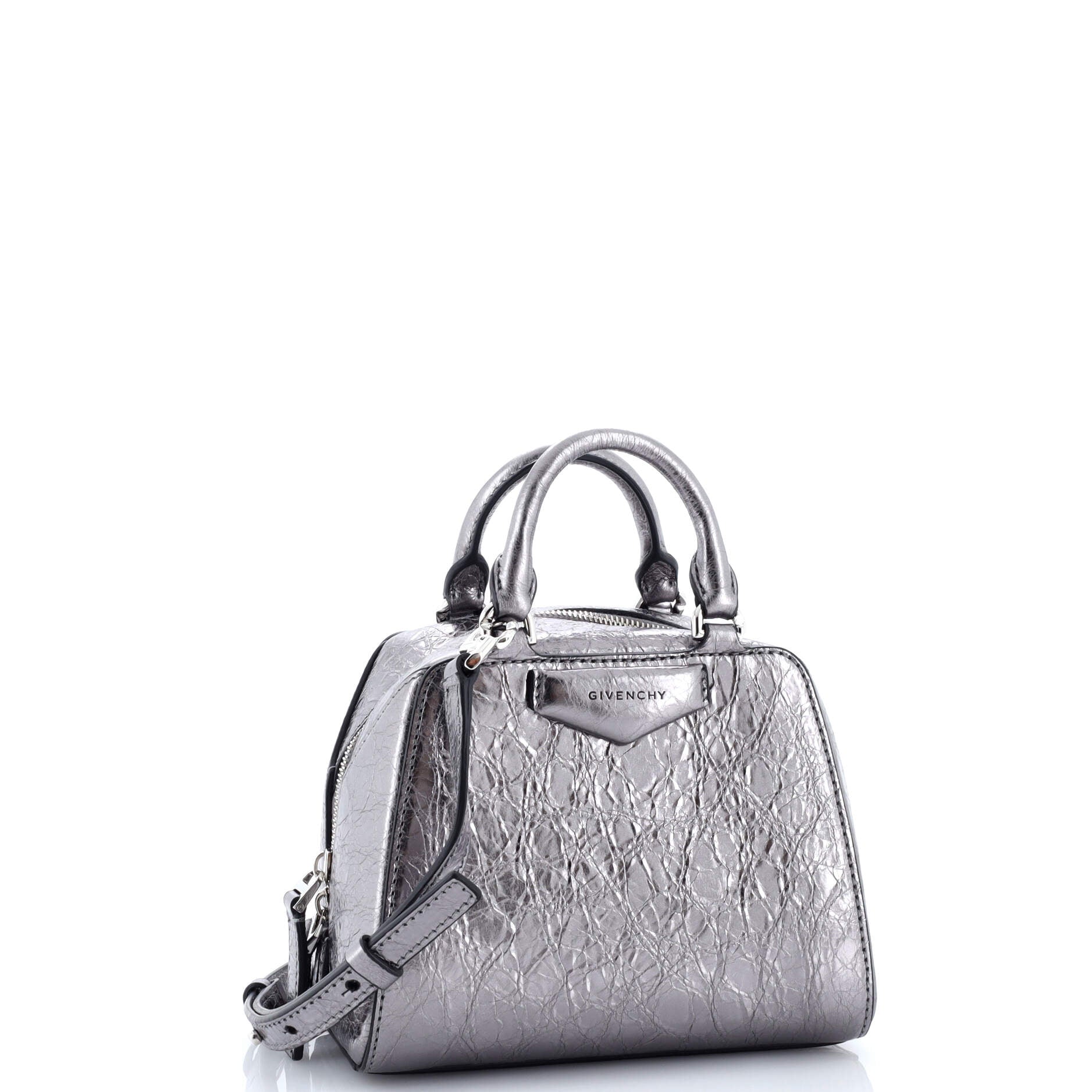 Antigona Cube Bag Leather Nano