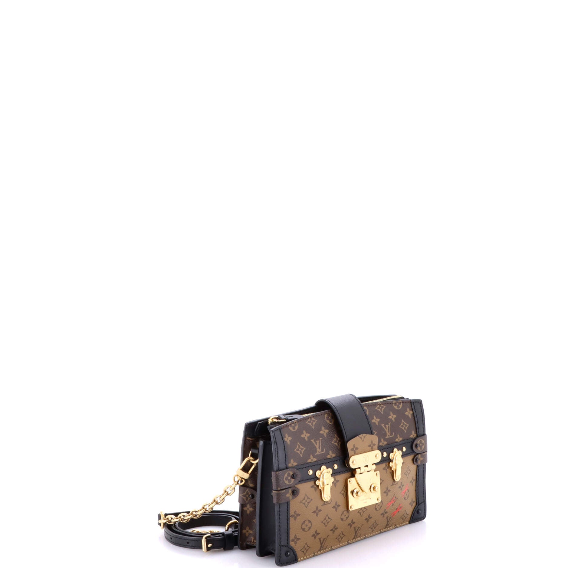 Trunk Clutch Reverse Monogram Canvas