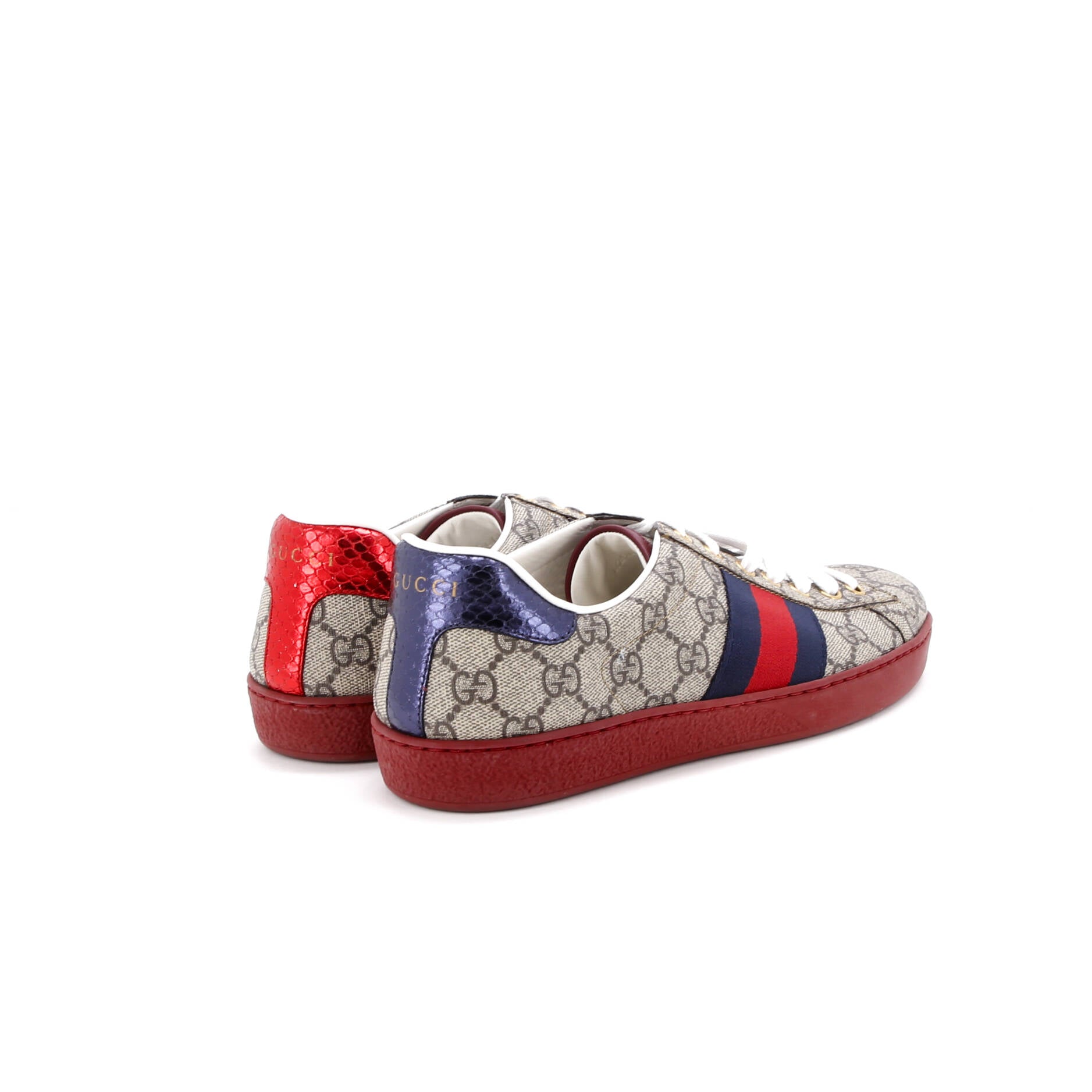 Ace Sneakers GG Coated Canvas