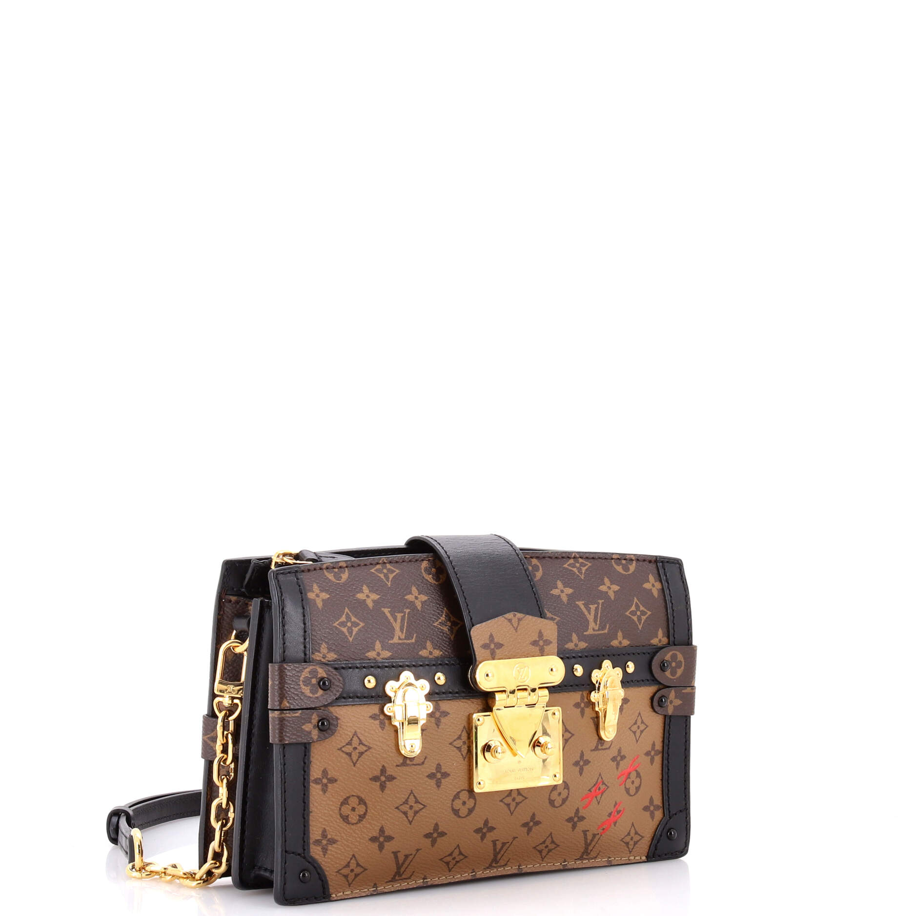 Trunk Clutch Reverse Monogram Canvas