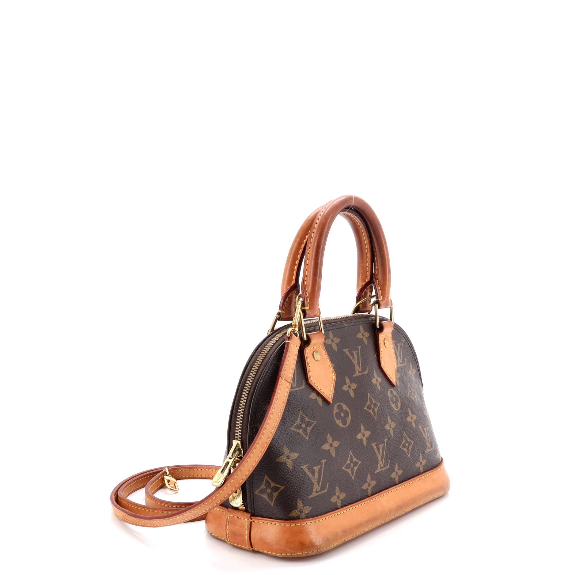 Alma Handbag Monogram Canvas BB