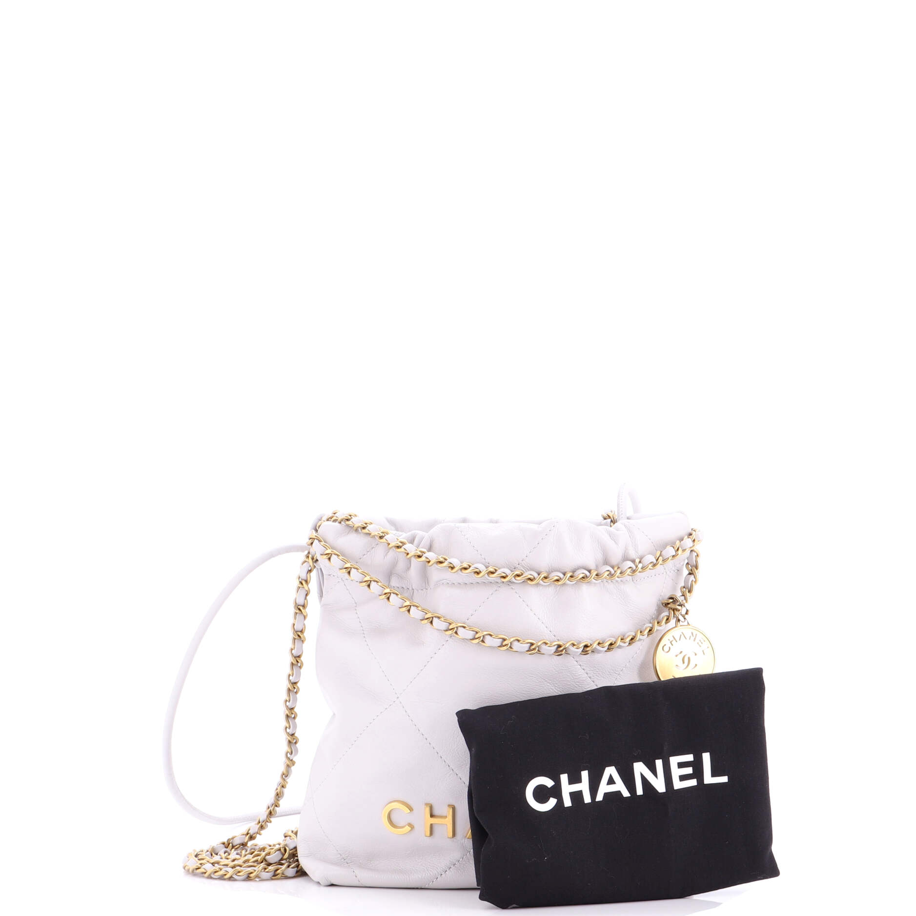 22 Chain Hobo Quilted Calfskin Mini