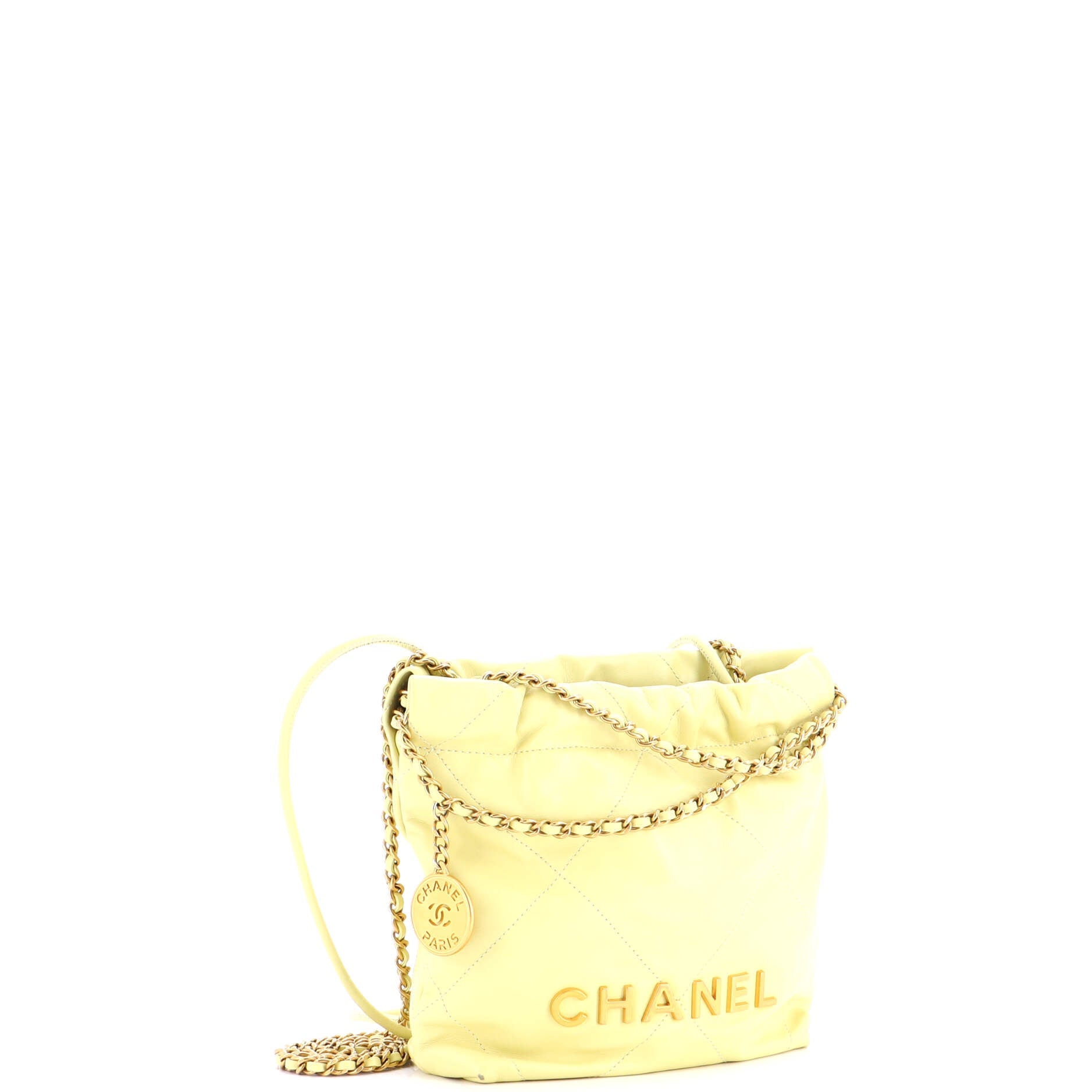 22 Chain Hobo Quilted Calfskin Mini