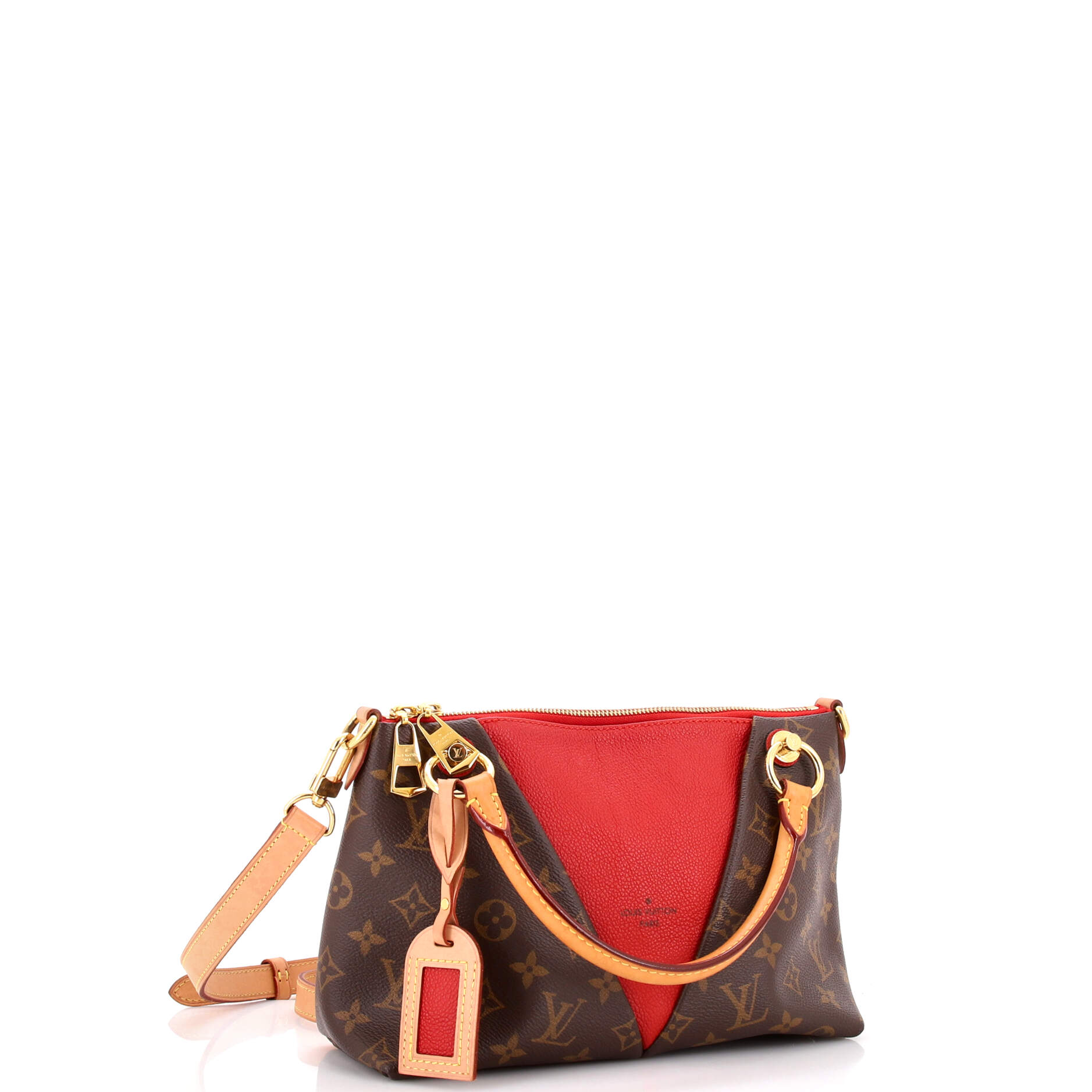 V Tote Monogram Canvas and Leather BB