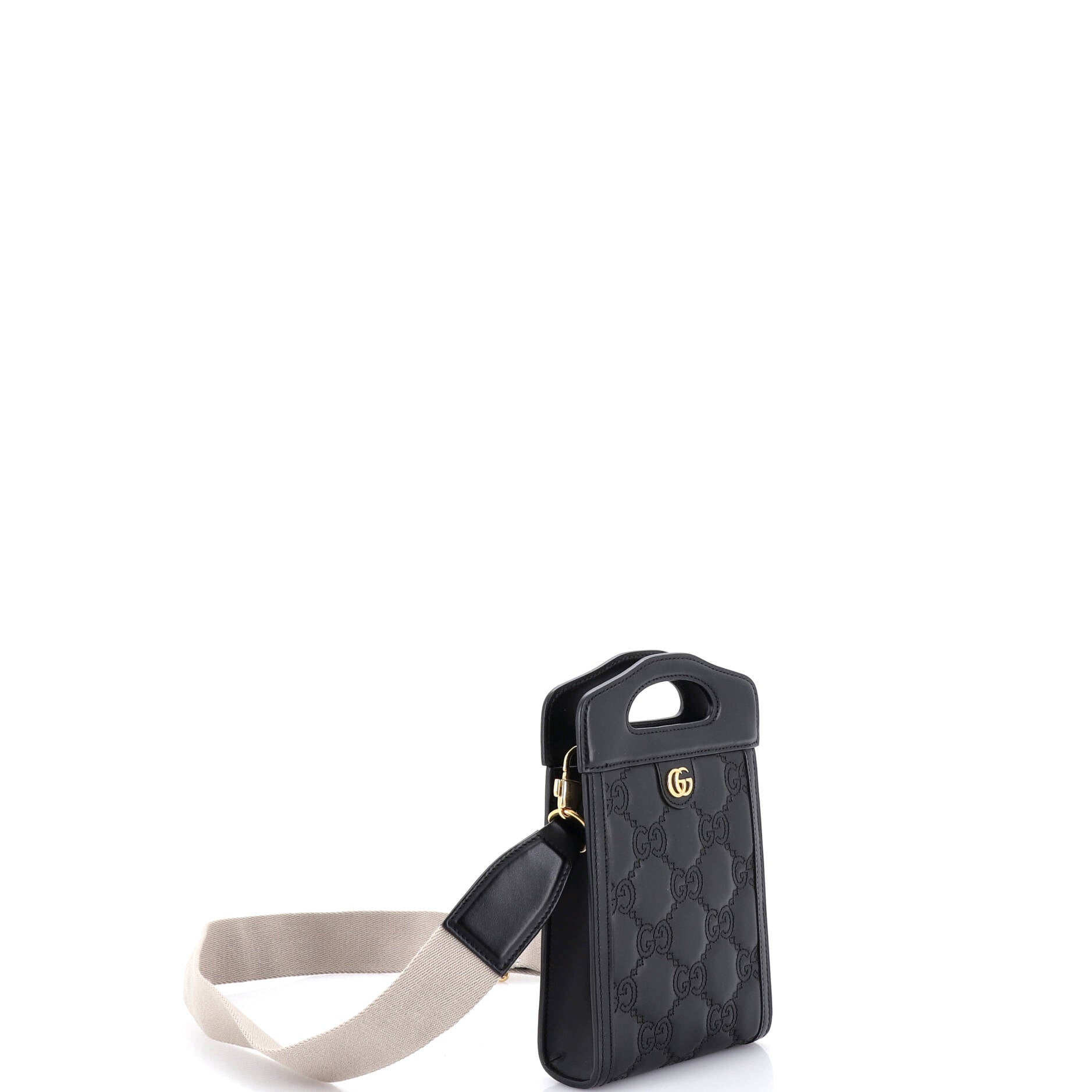 Top Handle Crossbody Bag GG Matelasse Leather Mini