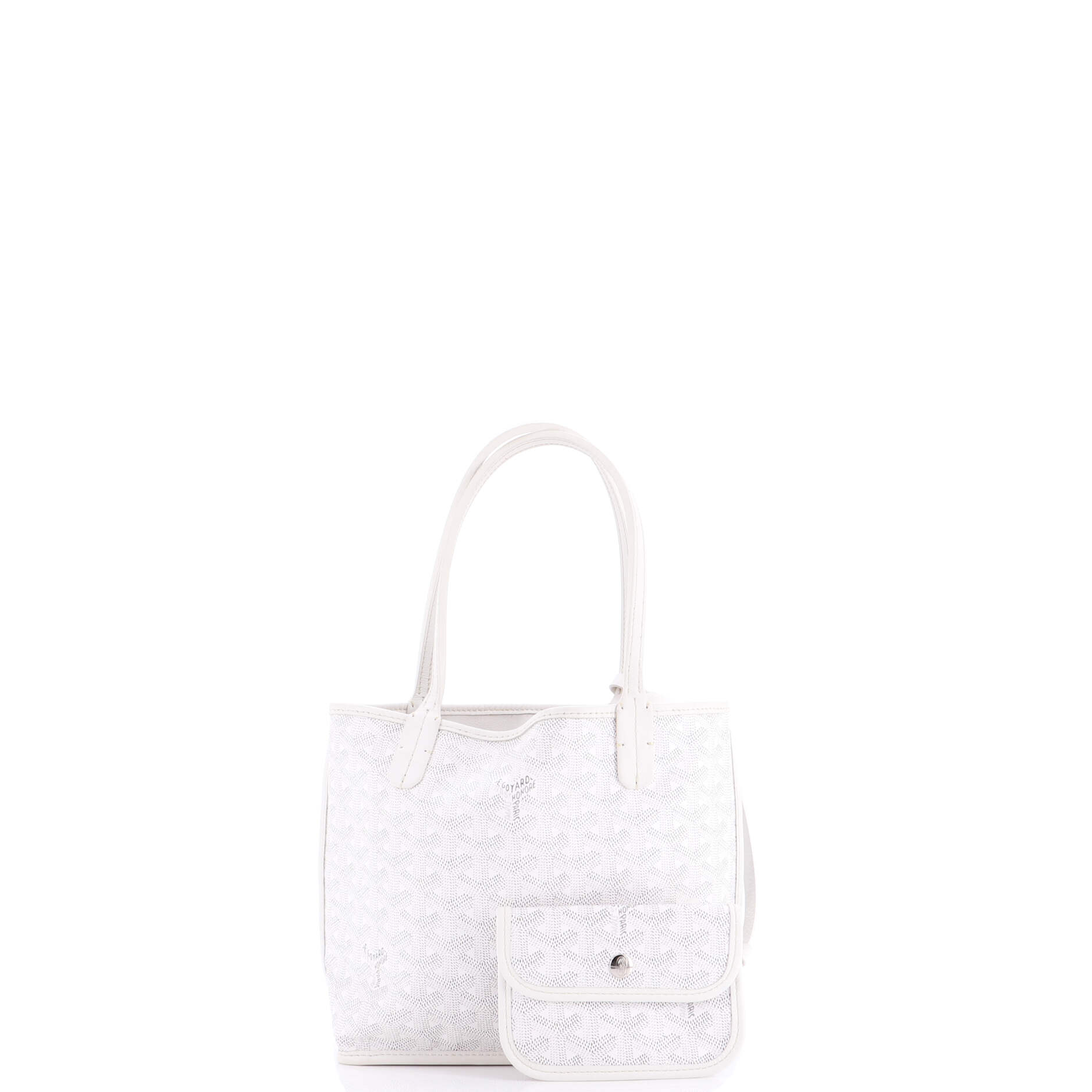 Anjou Reversible Tote Coated Canvas Mini