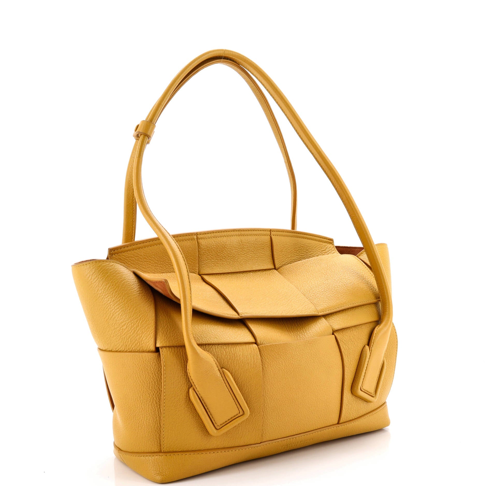 Arco Bag Maxi Intrecciato Leather Medium