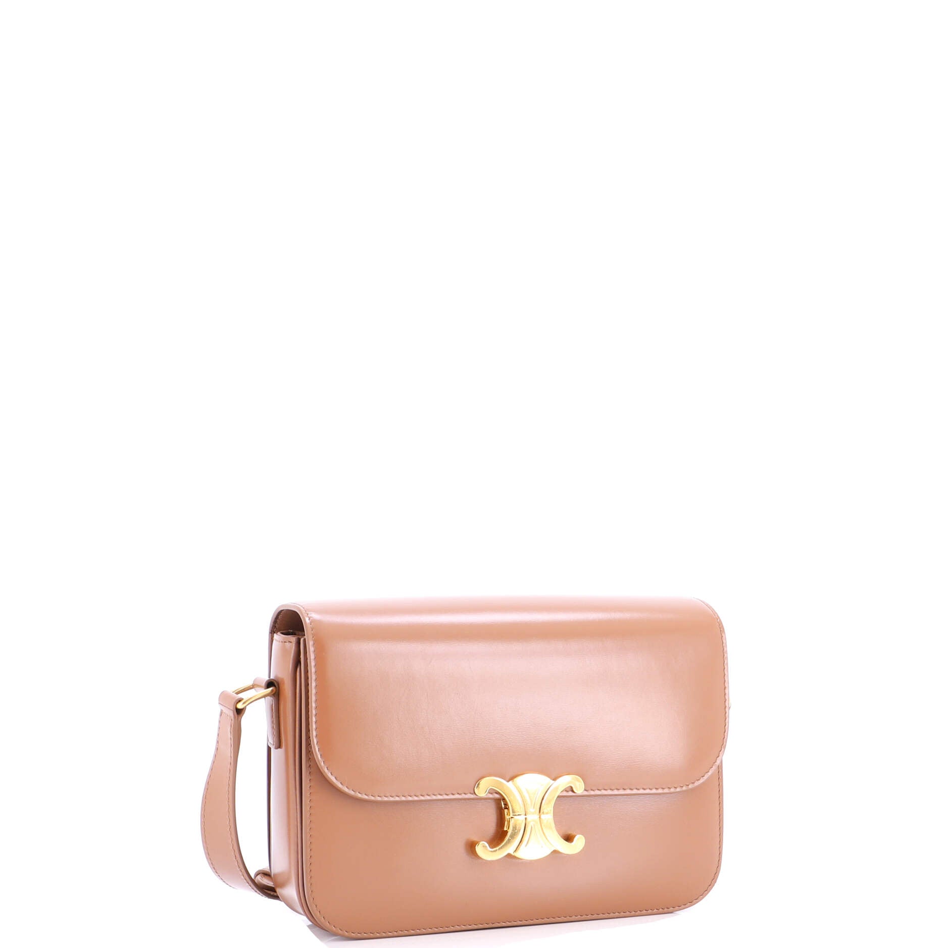 Triomphe Shoulder Bag Smooth Calfskin Medium