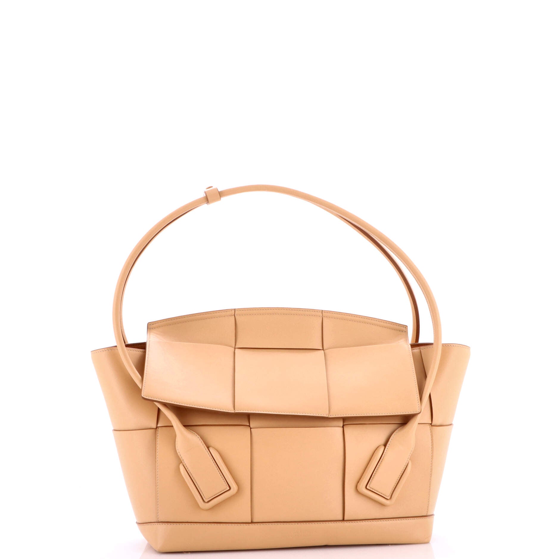 Arco Bag Maxi Intrecciato Leather Medium