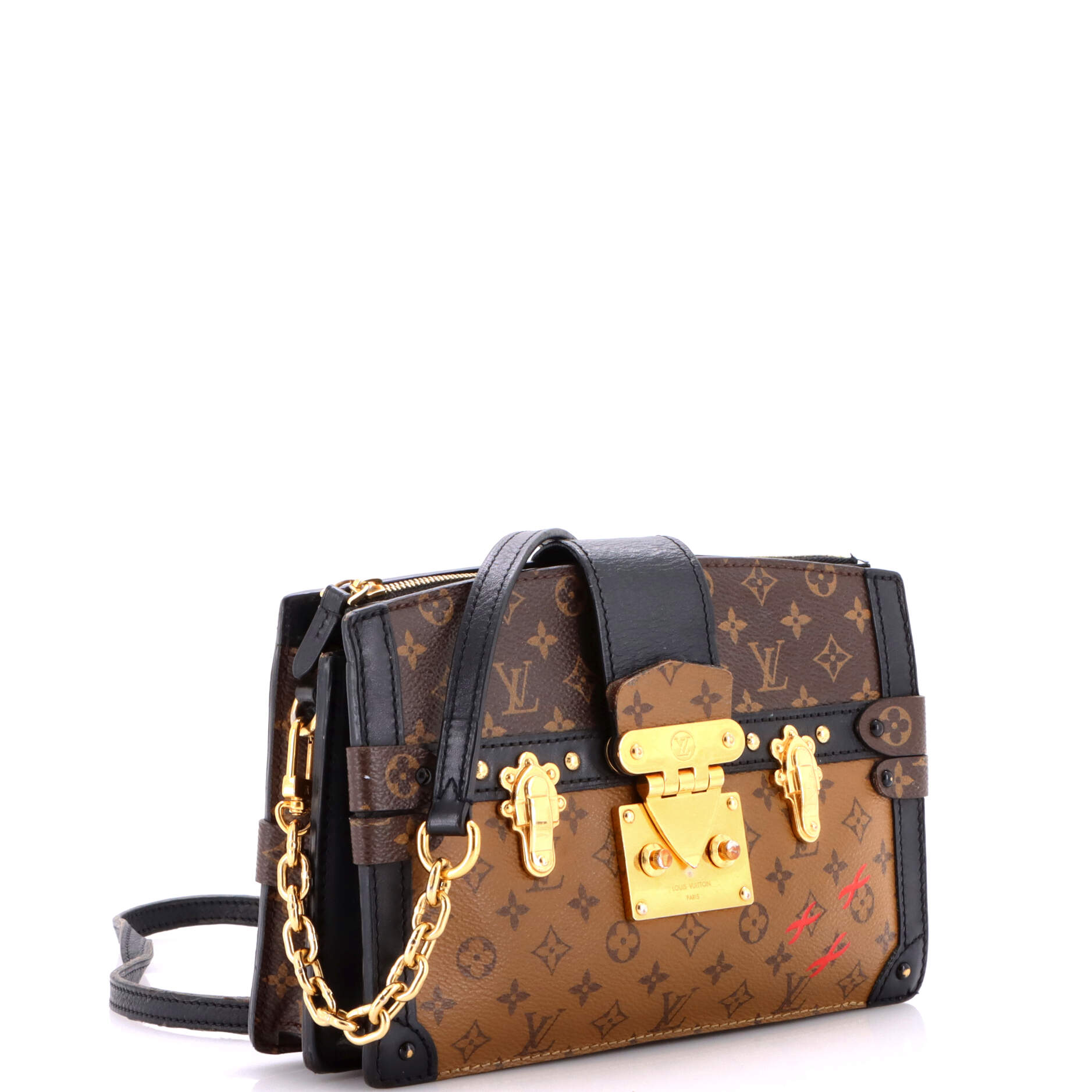 Trunk Clutch Reverse Monogram Canvas