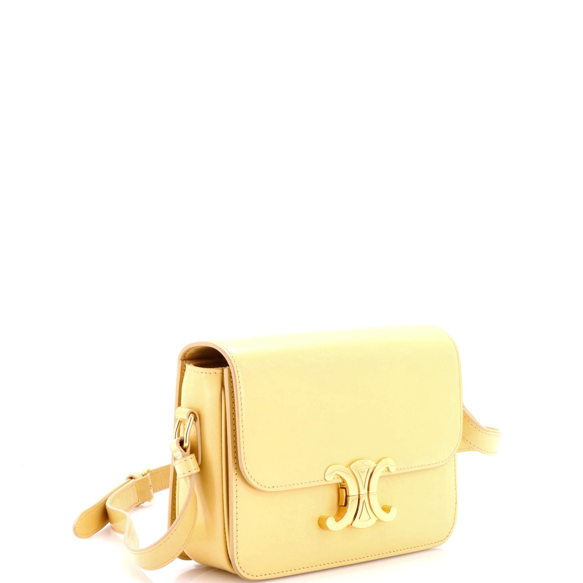 Triomphe Shoulder Bag Smooth Calfskin Teen