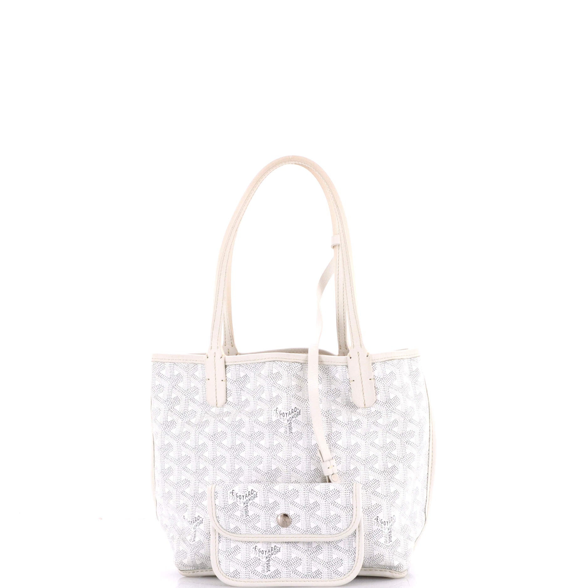 Anjou Reversible Tote Coated Canvas Mini