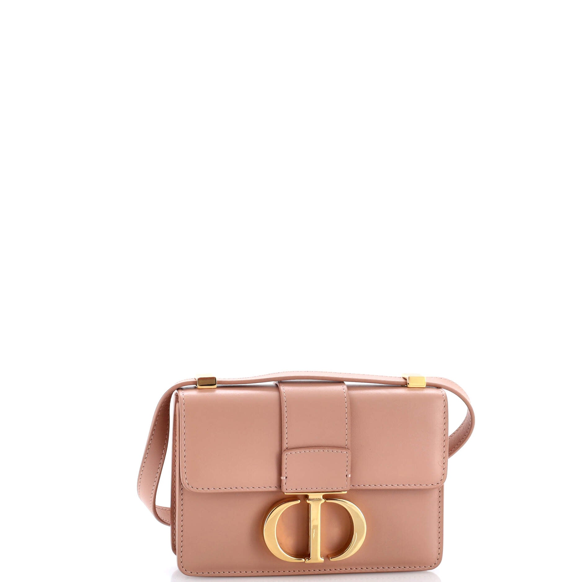 30 Montaigne Flap Bag Leather Micro