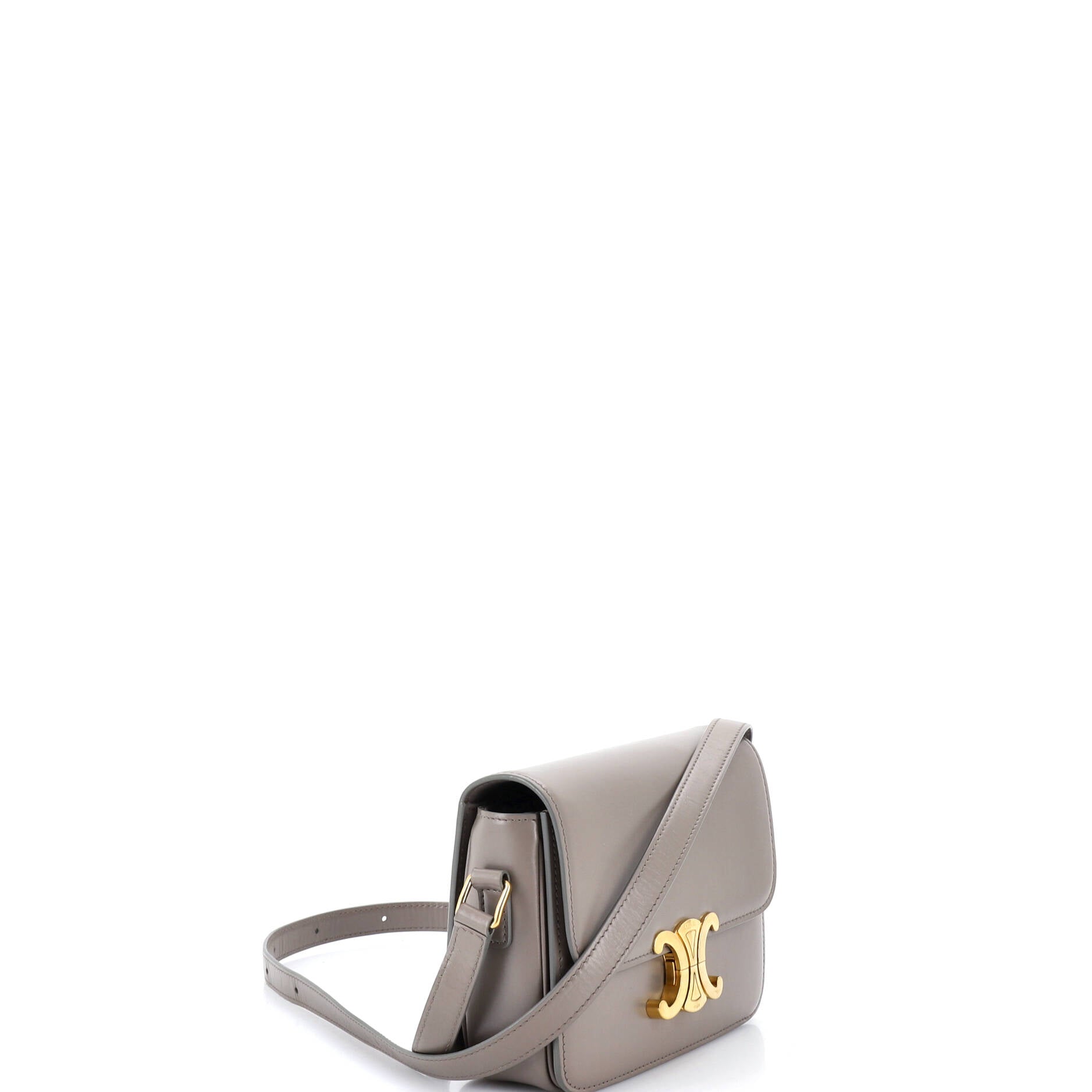 Triomphe Shoulder Bag Smooth Calfskin Teen