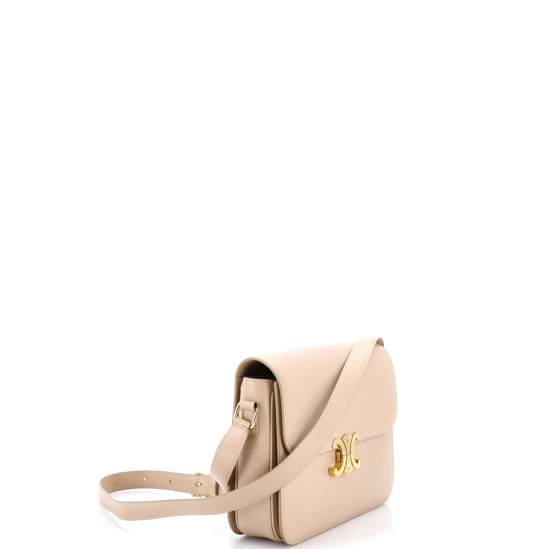 Triomphe Shoulder Bag Smooth Calfskin Medium