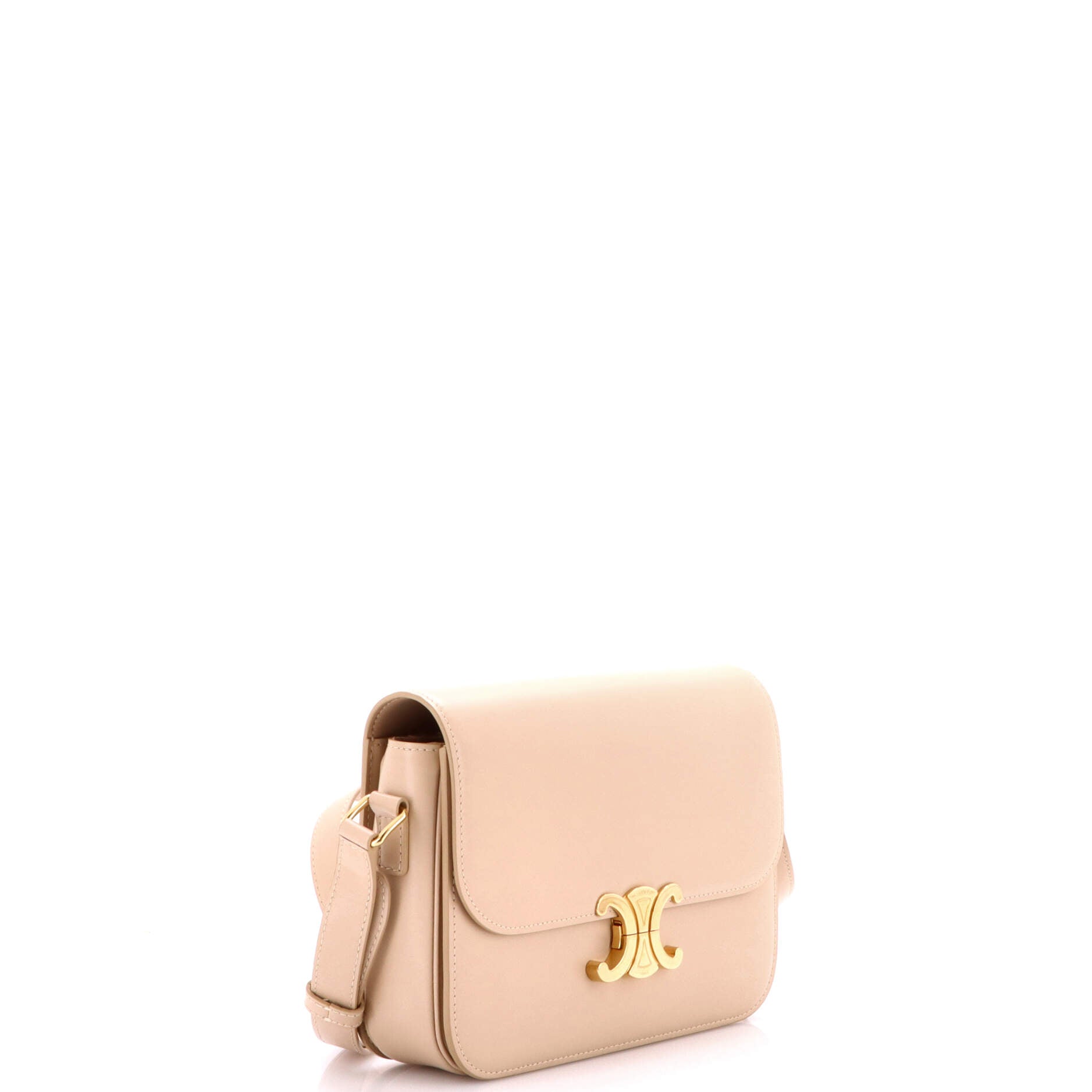 Triomphe Shoulder Bag Smooth Calfskin Medium