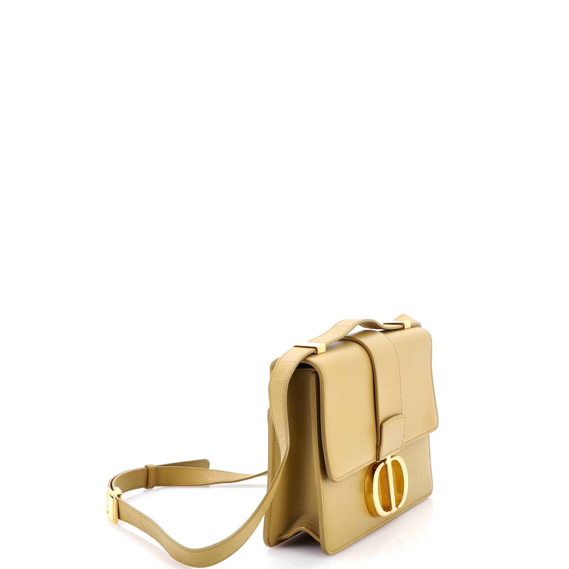 30 Montaigne Flap Bag Leather