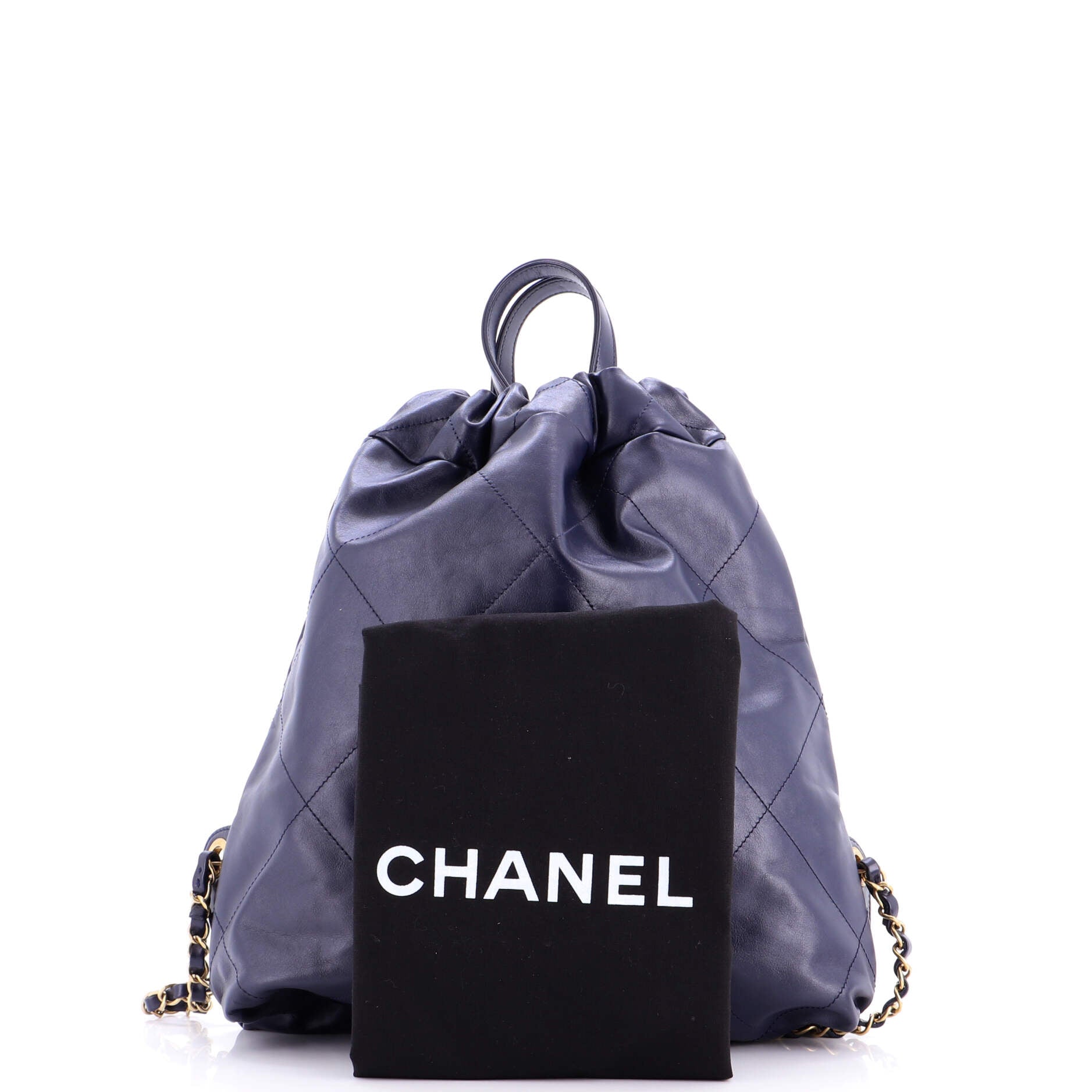 22 Chain Backpack Quilted Calfskin Medium