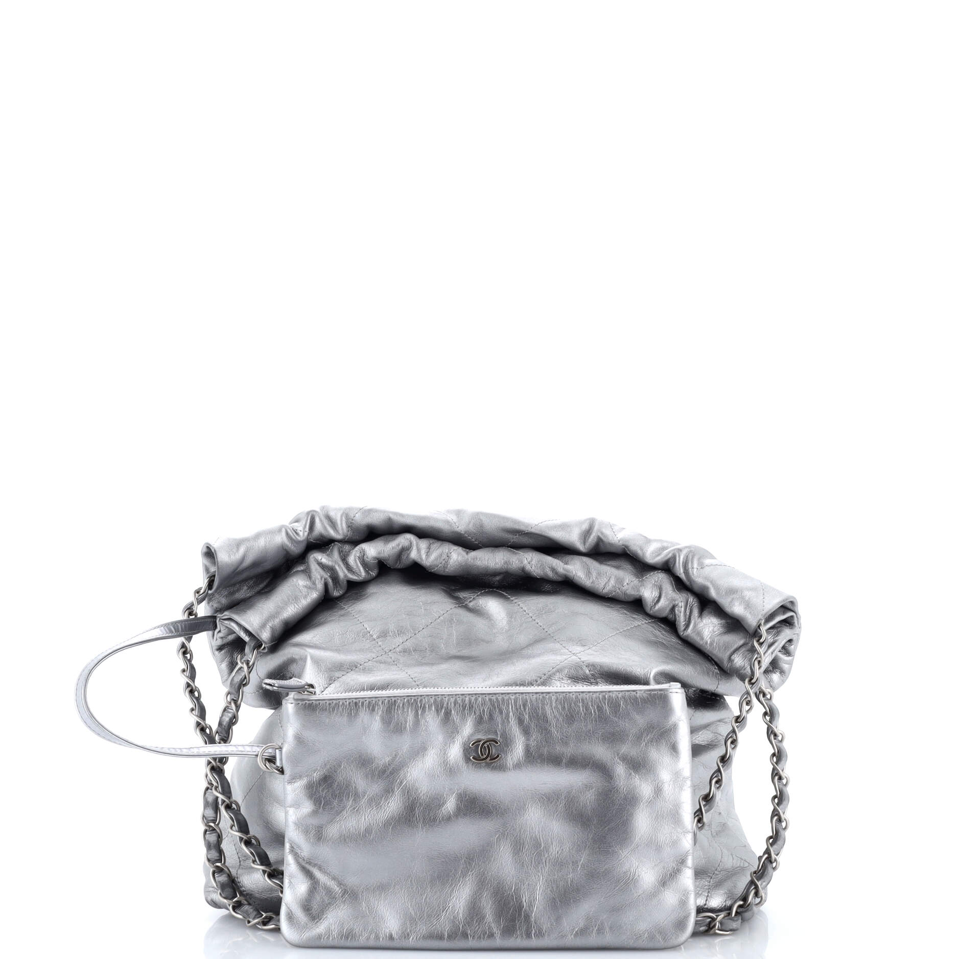 22 Chain Hobo Quilted Calfskin Small