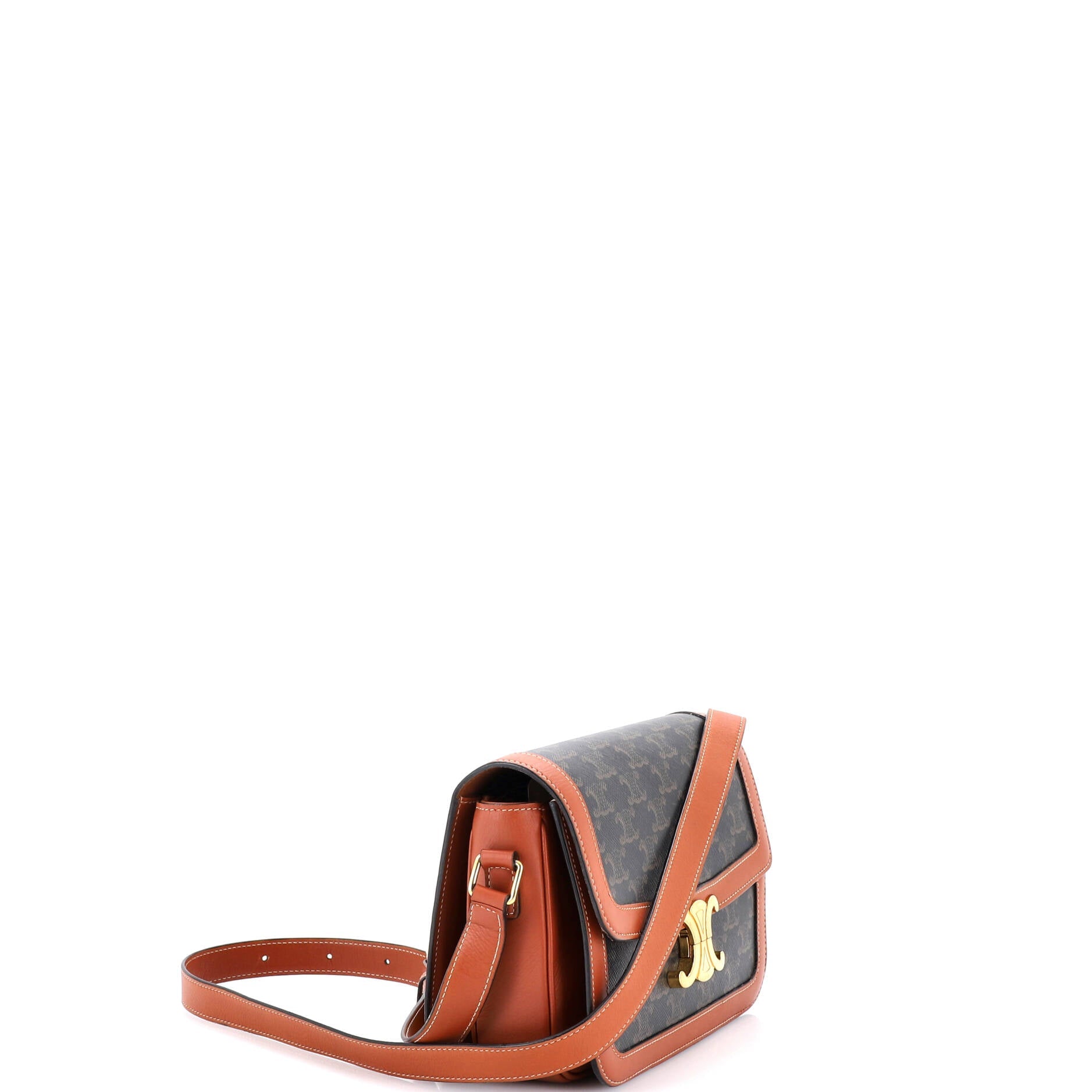 Triomphe Shoulder Bag Triomphe Coated Canvas Medium