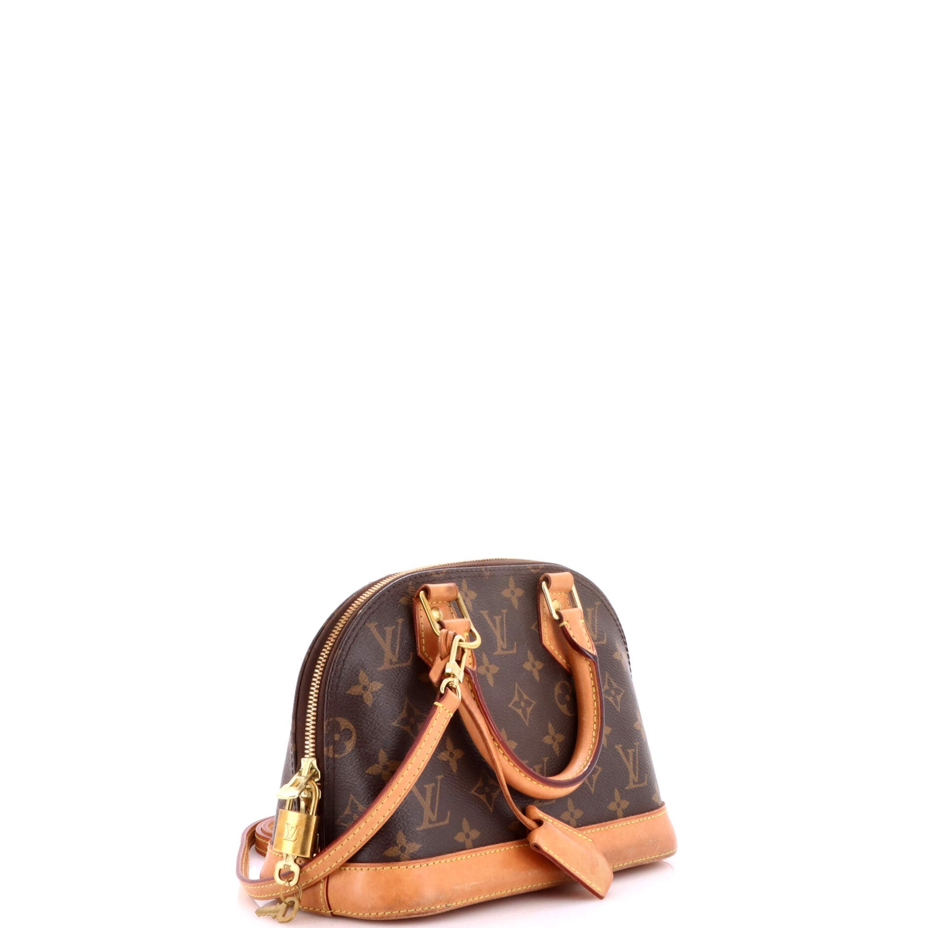 Alma Handbag Monogram Canvas BB