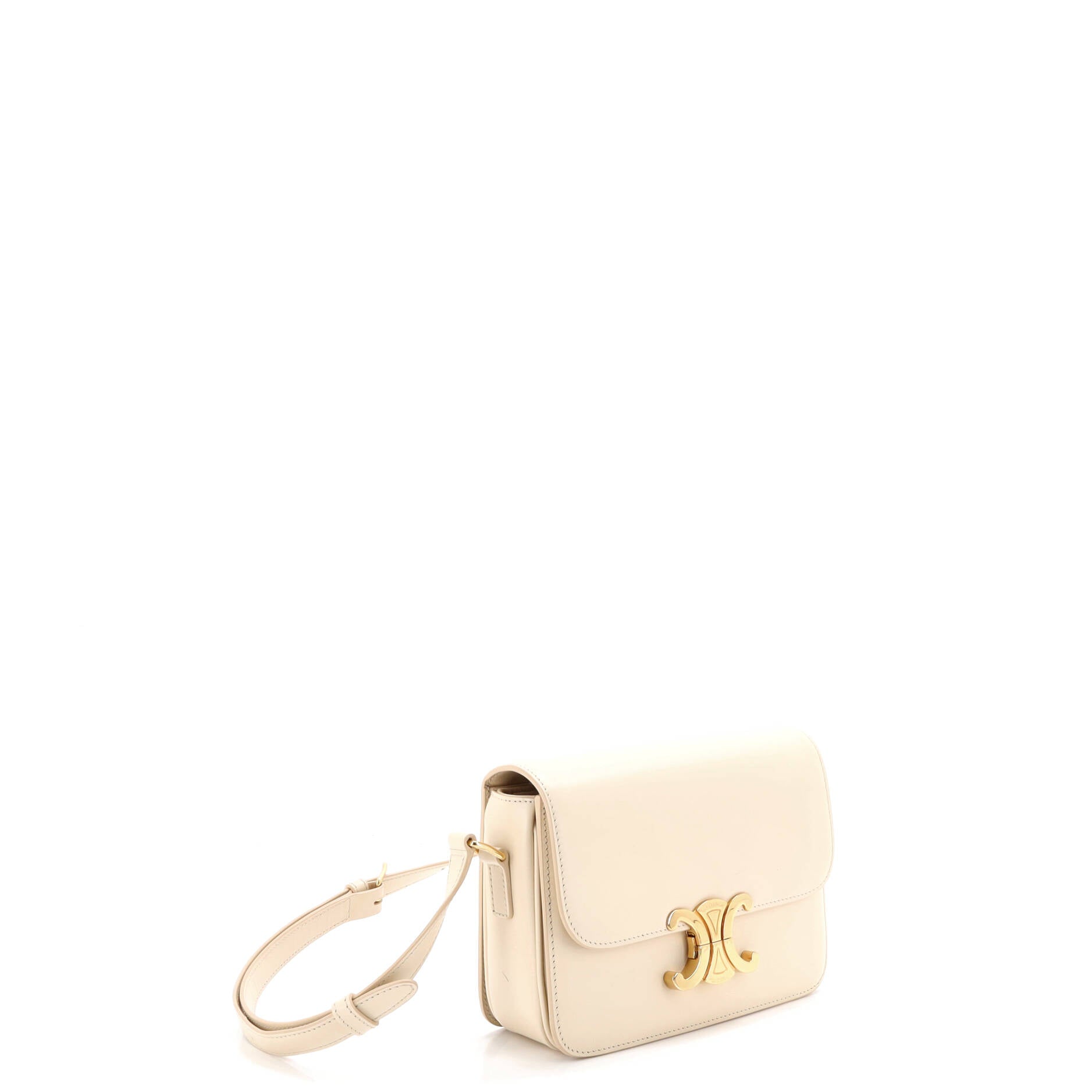 Triomphe Shoulder Bag Smooth Calfskin Teen