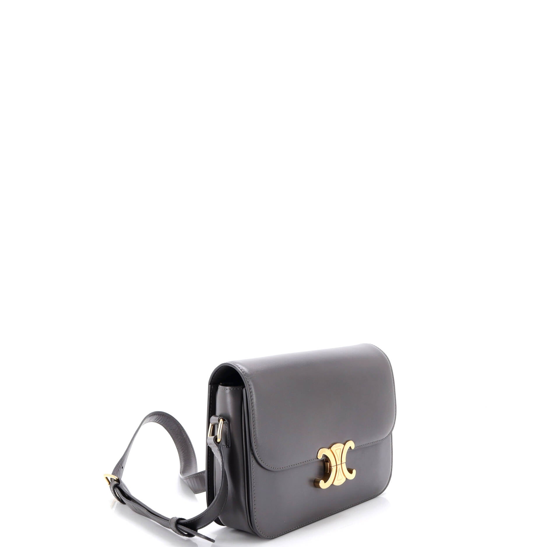 Triomphe Shoulder Bag Smooth Calfskin Medium