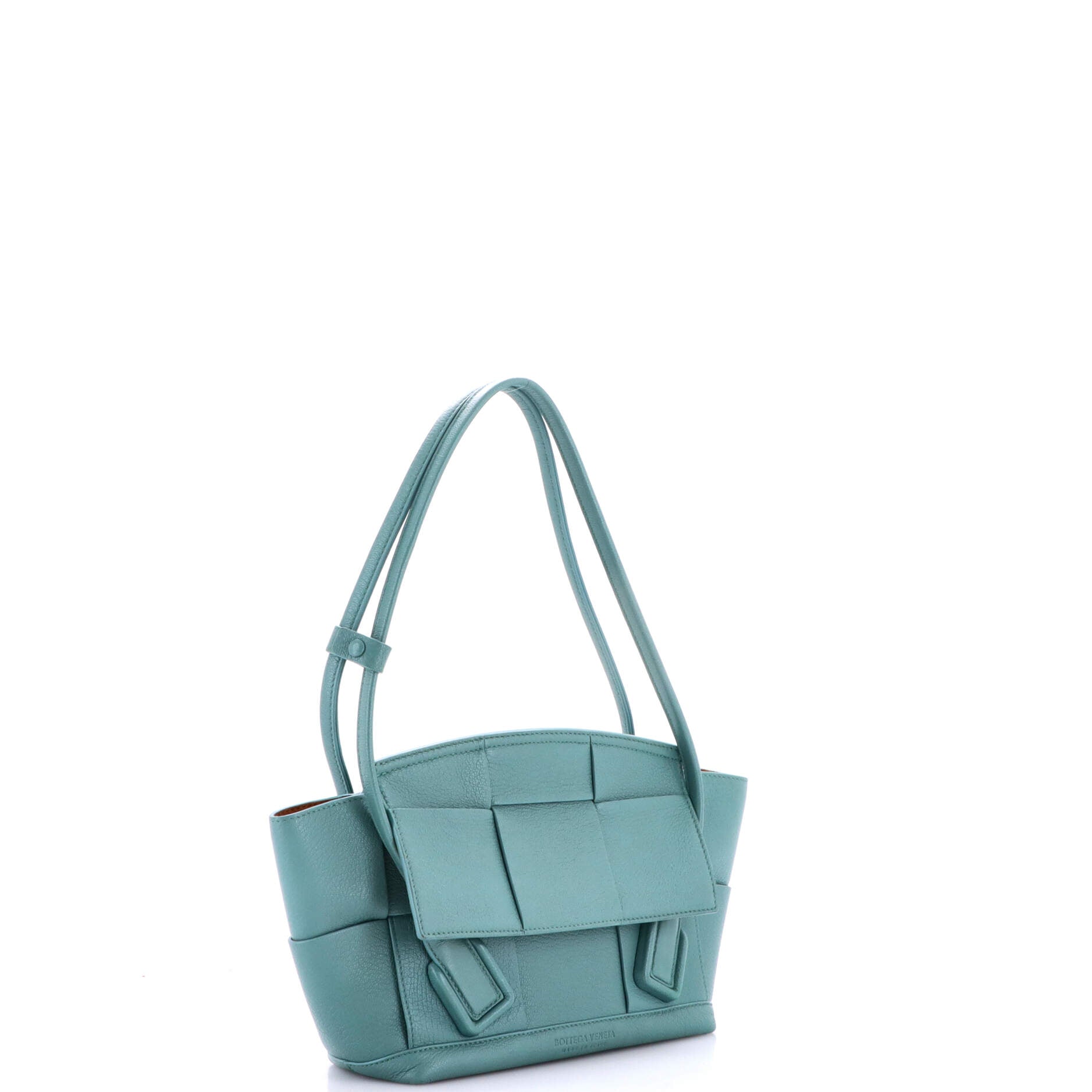 Arco Bag Maxi Intrecciato Leather Small