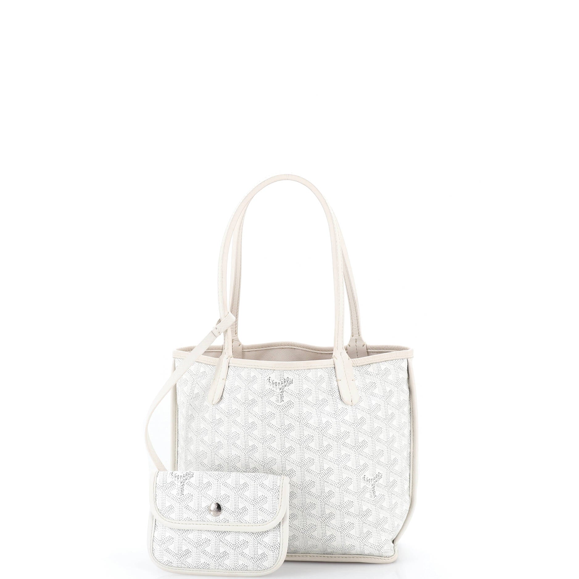 Anjou Reversible Tote Coated Canvas Mini