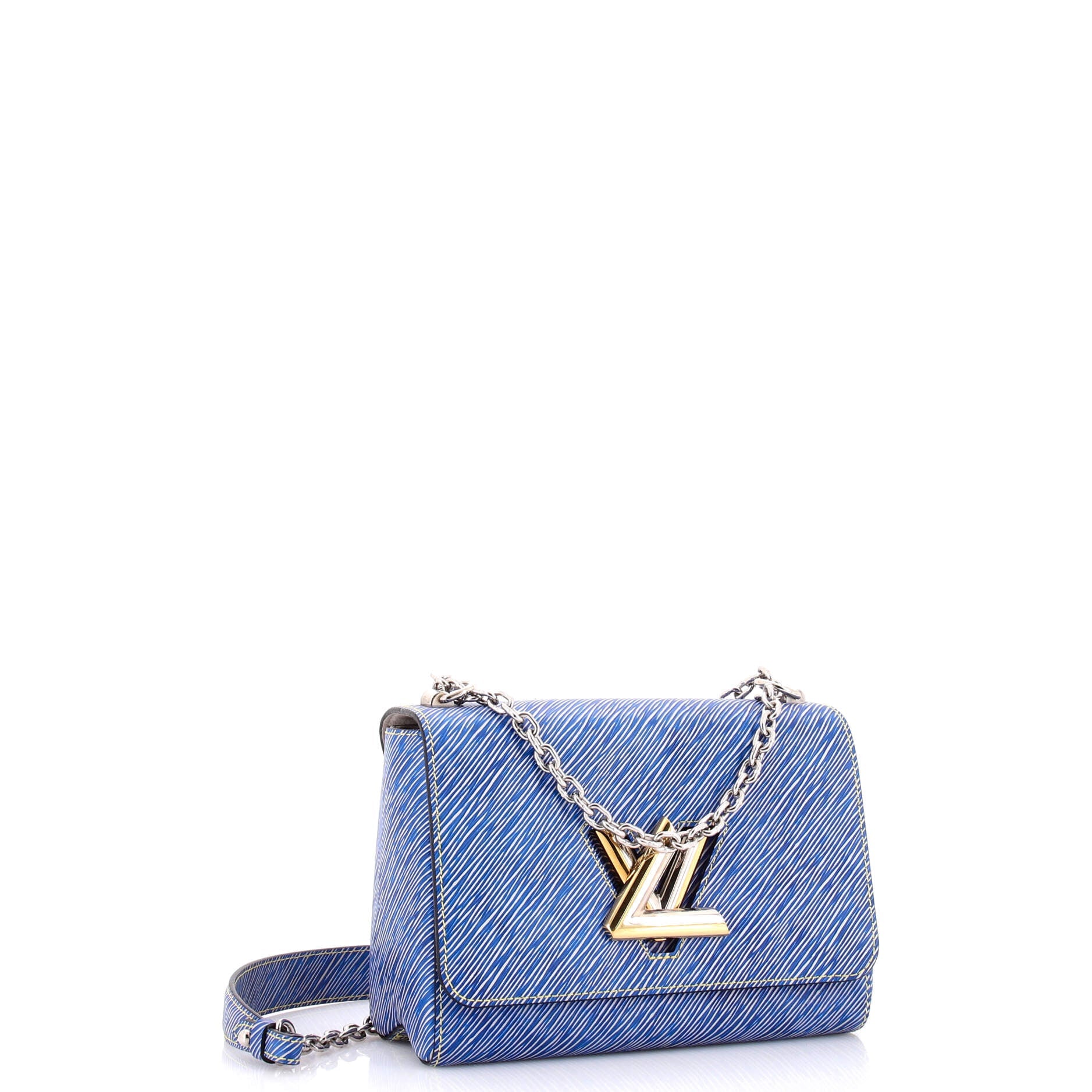 Twist Handbag Limited Edition Pin Embellished Epi Leather MM