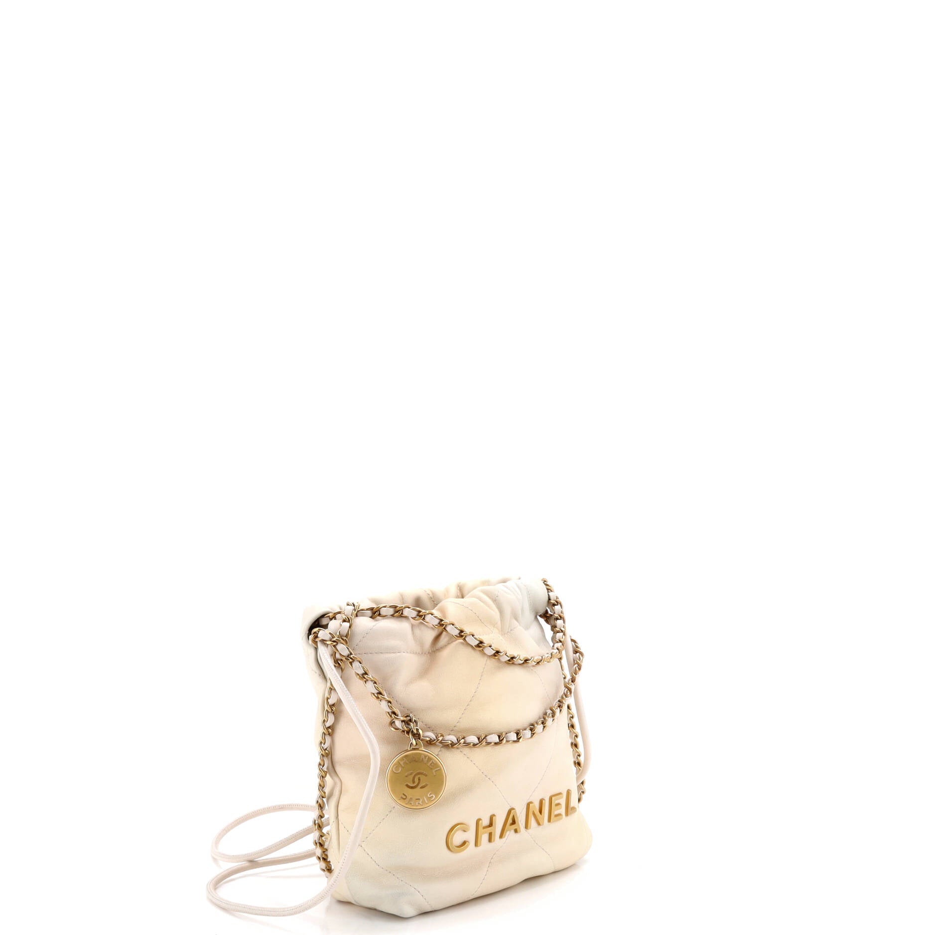 22 Chain Hobo Quilted Shaded Calfskin Mini