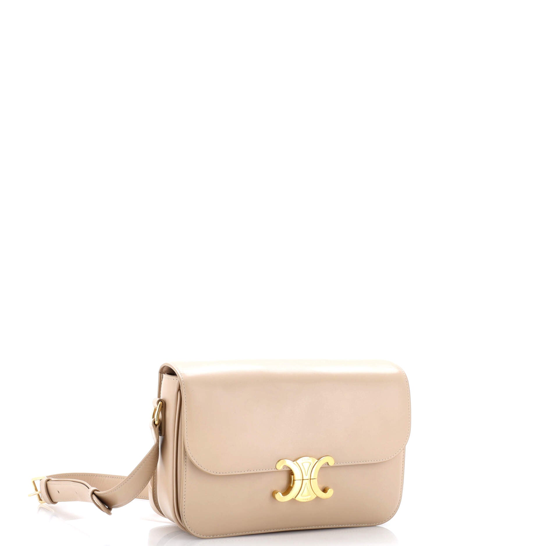 Triomphe Shoulder Bag Smooth Calfskin Medium