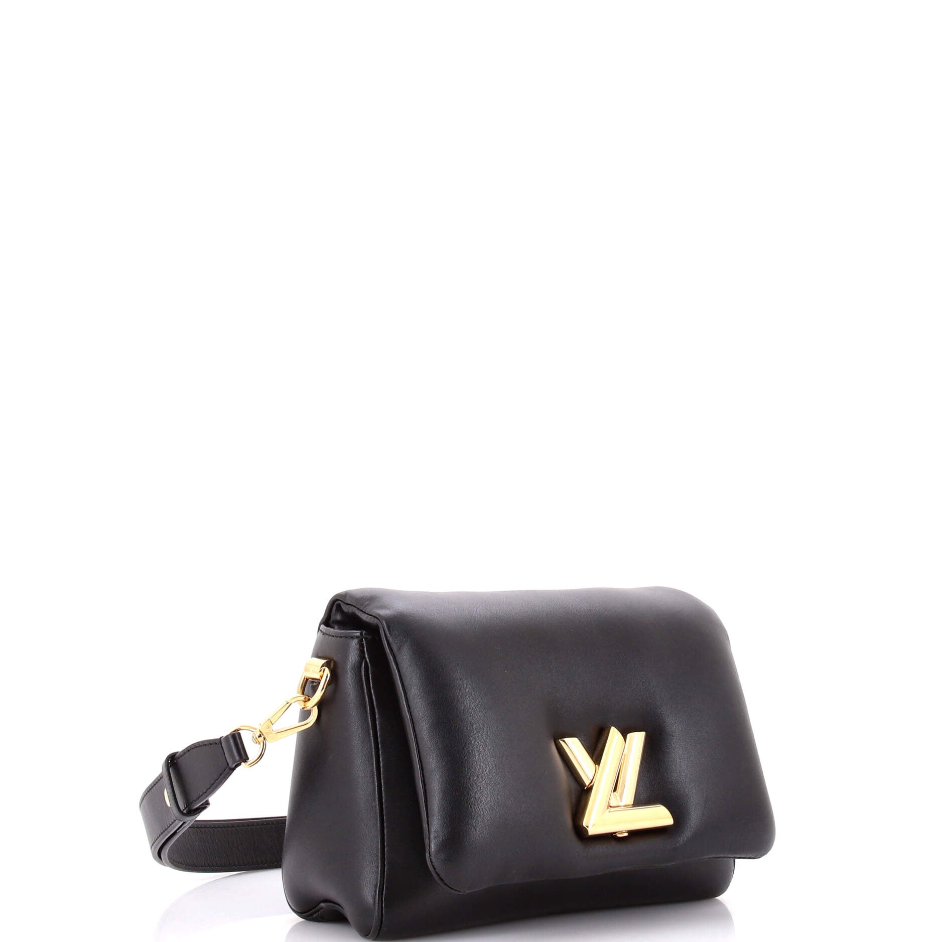 Twist Convertible Handbag Puffer Lambskin MM
