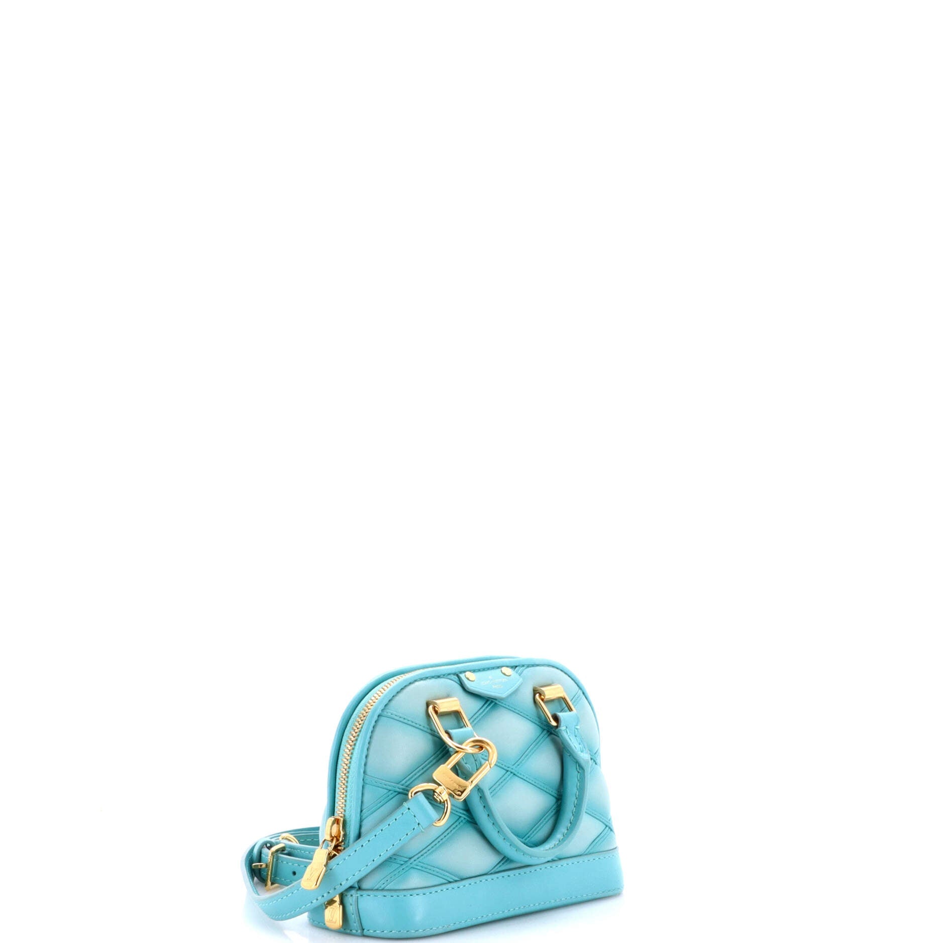 Alma Handbag Malletage Leather Nano
