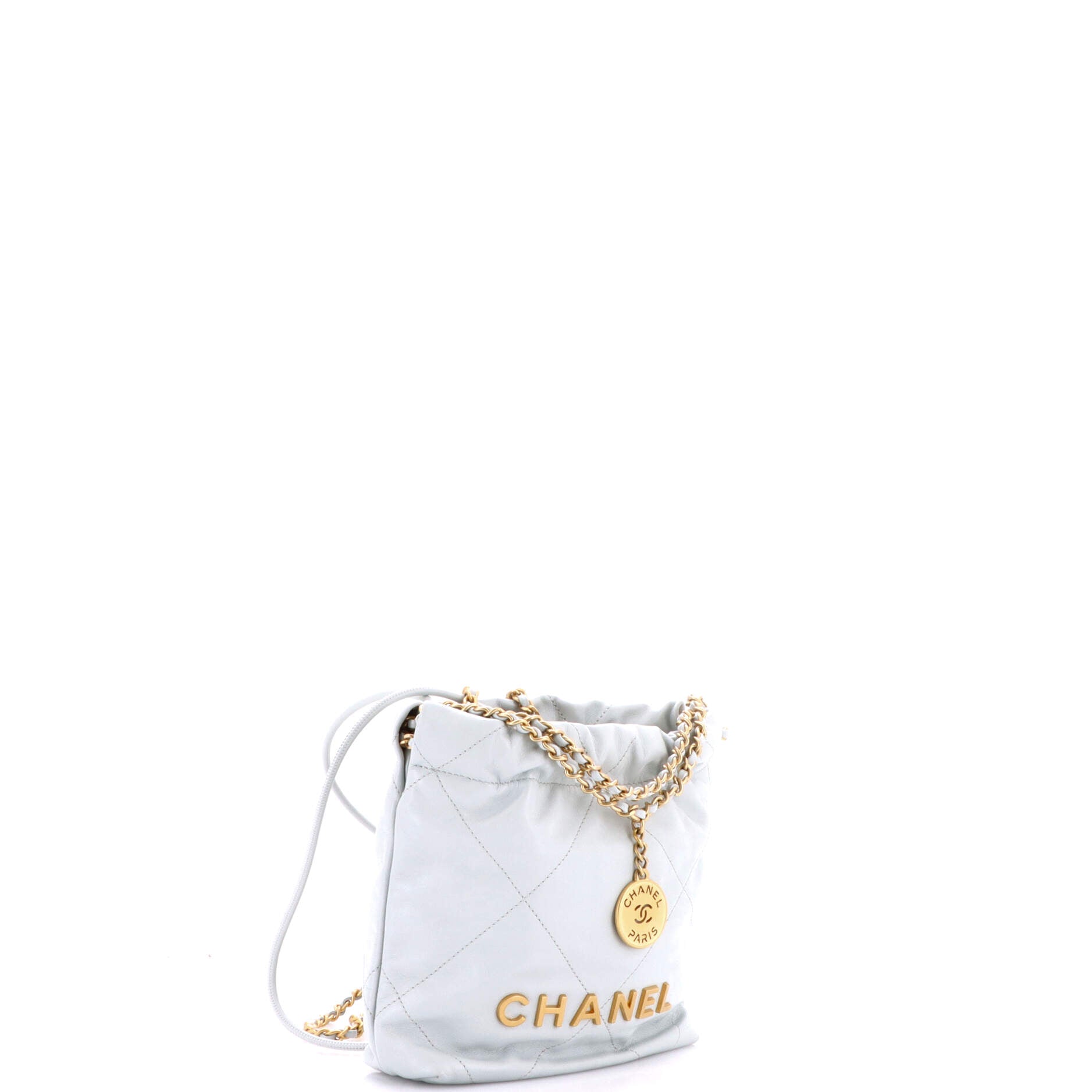 22 Chain Hobo Quilted Calfskin Mini