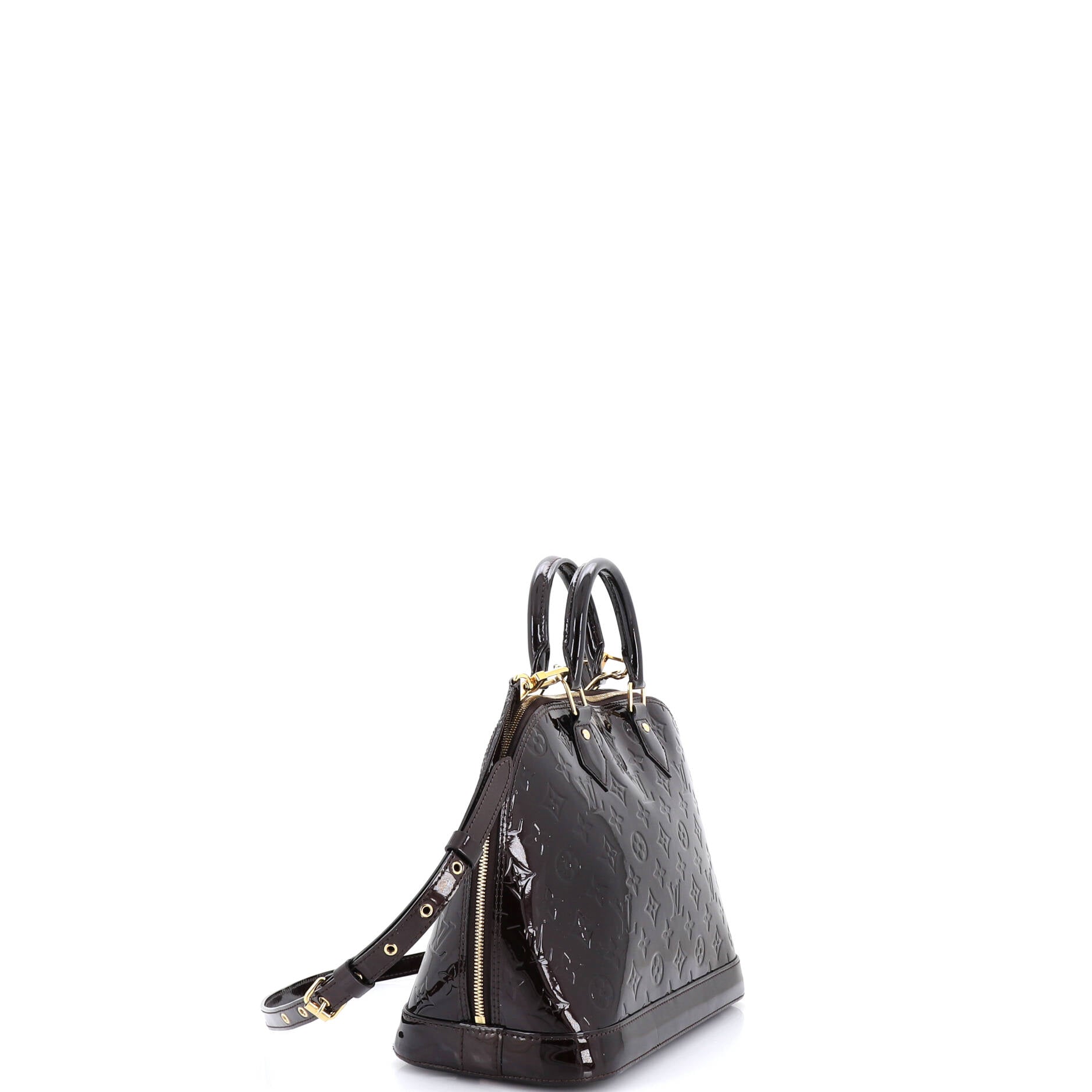Alma Handbag Monogram Vernis PM