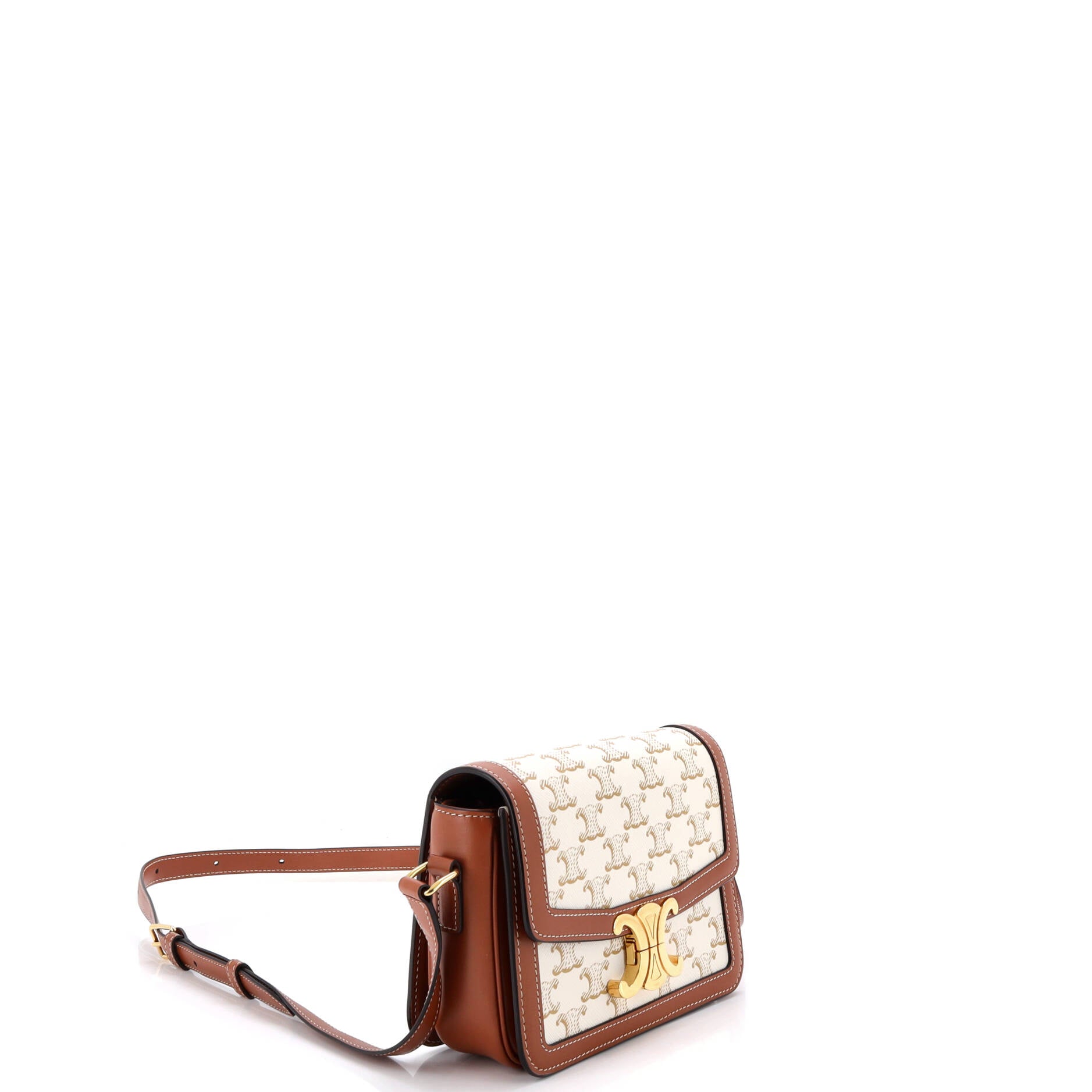 Triomphe Shoulder Bag Triomphe Coated Canvas Teen