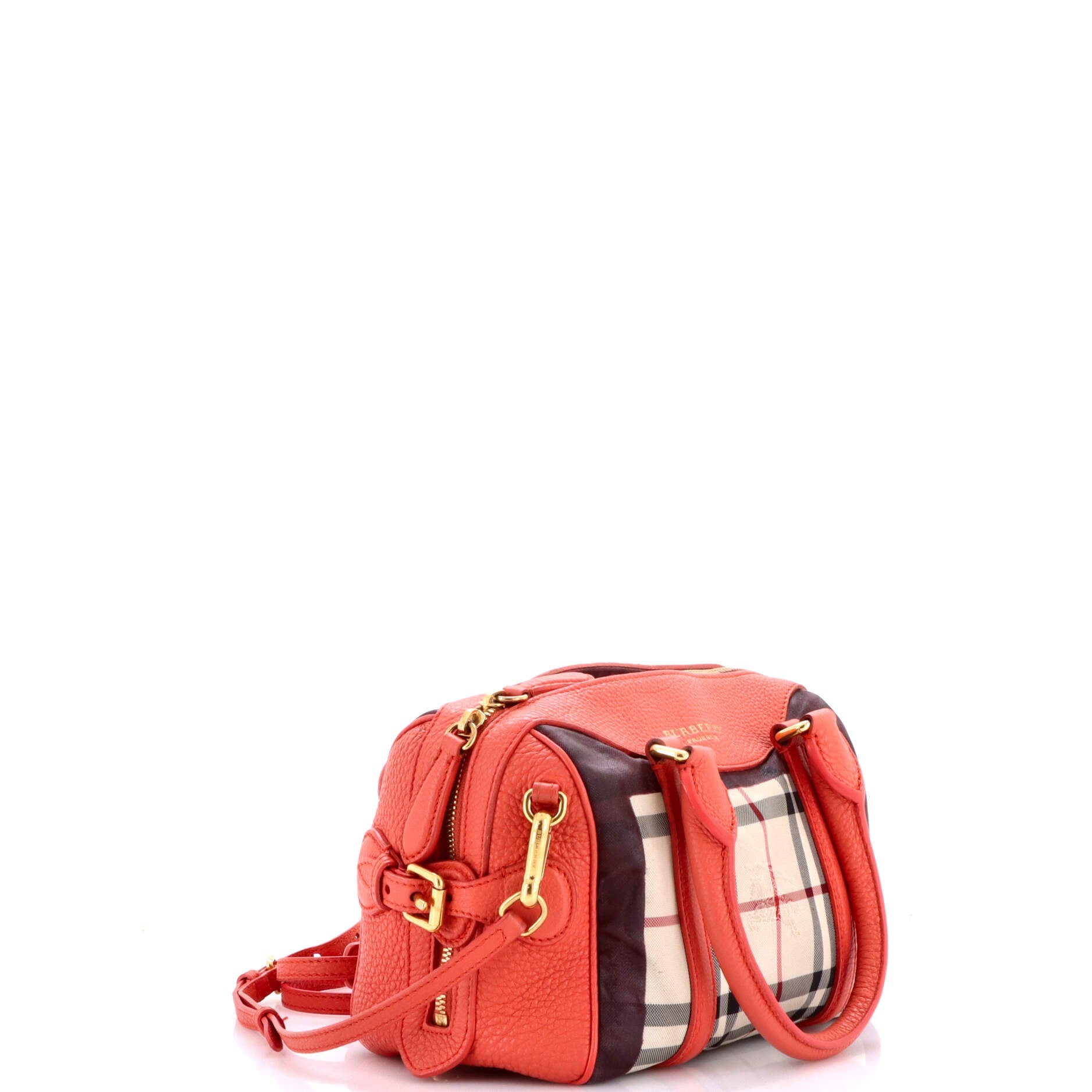 Alchester Convertible Satchel House Check Canvas Small