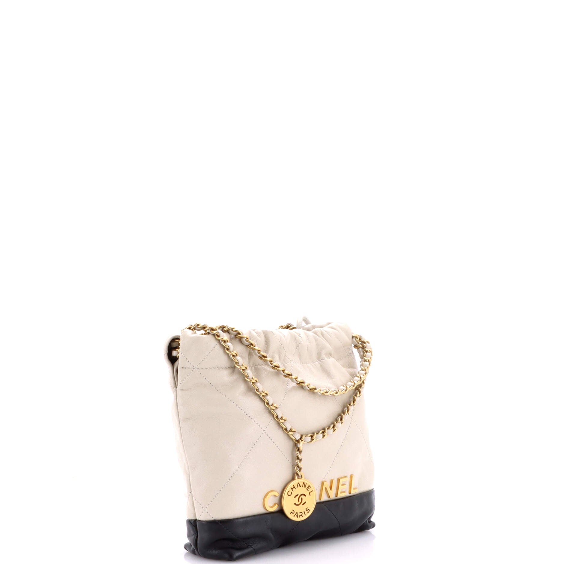 22 Chain Hobo Quilted Calfskin Mini