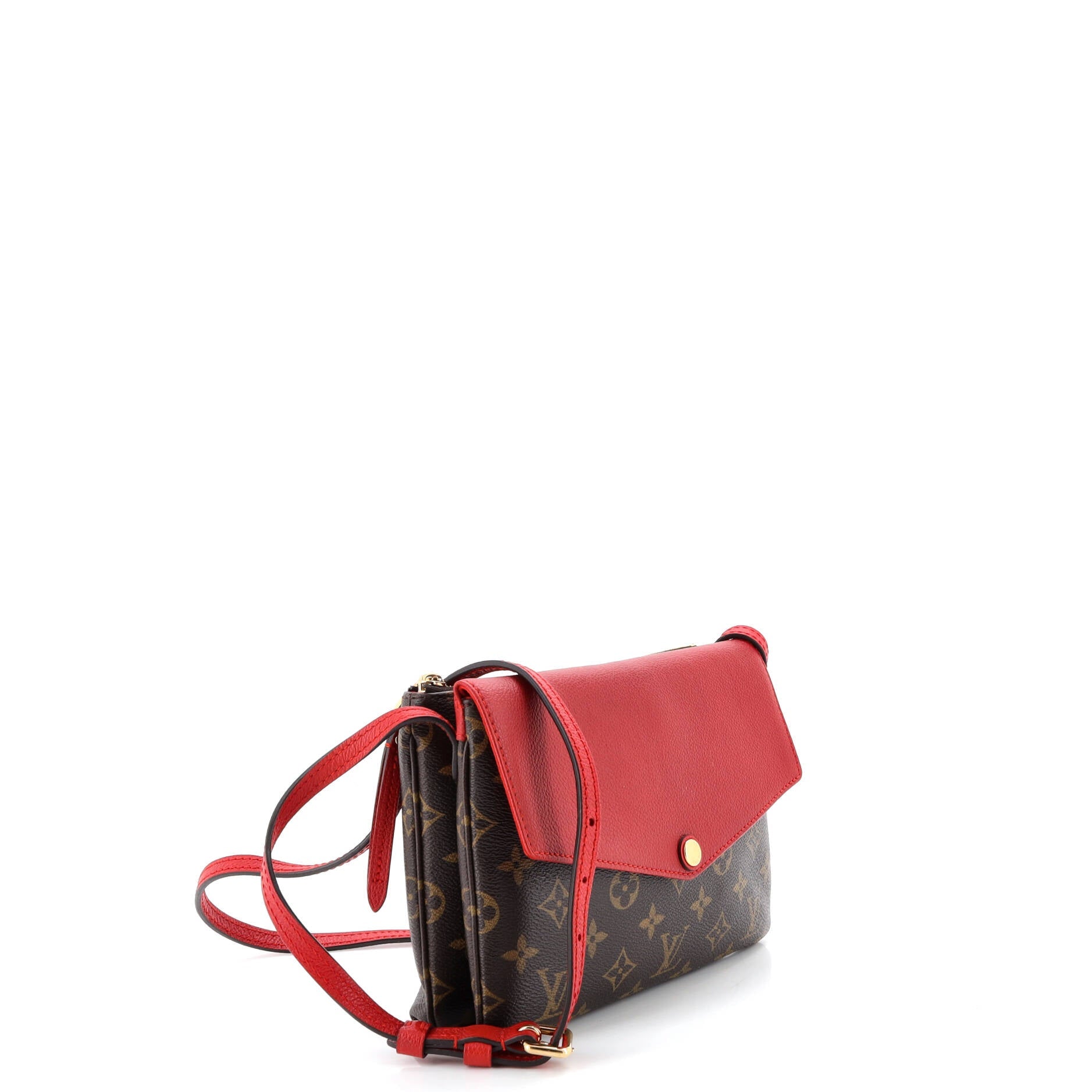 Twice Handbag Monogram Canvas and Leather