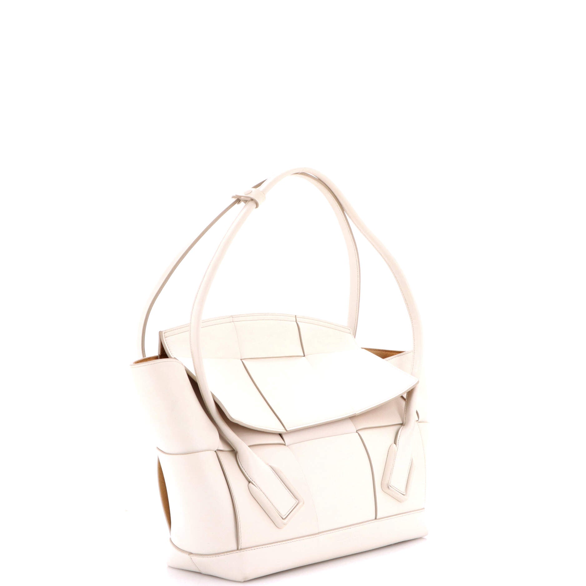 Arco Bag Maxi Intrecciato Leather Medium