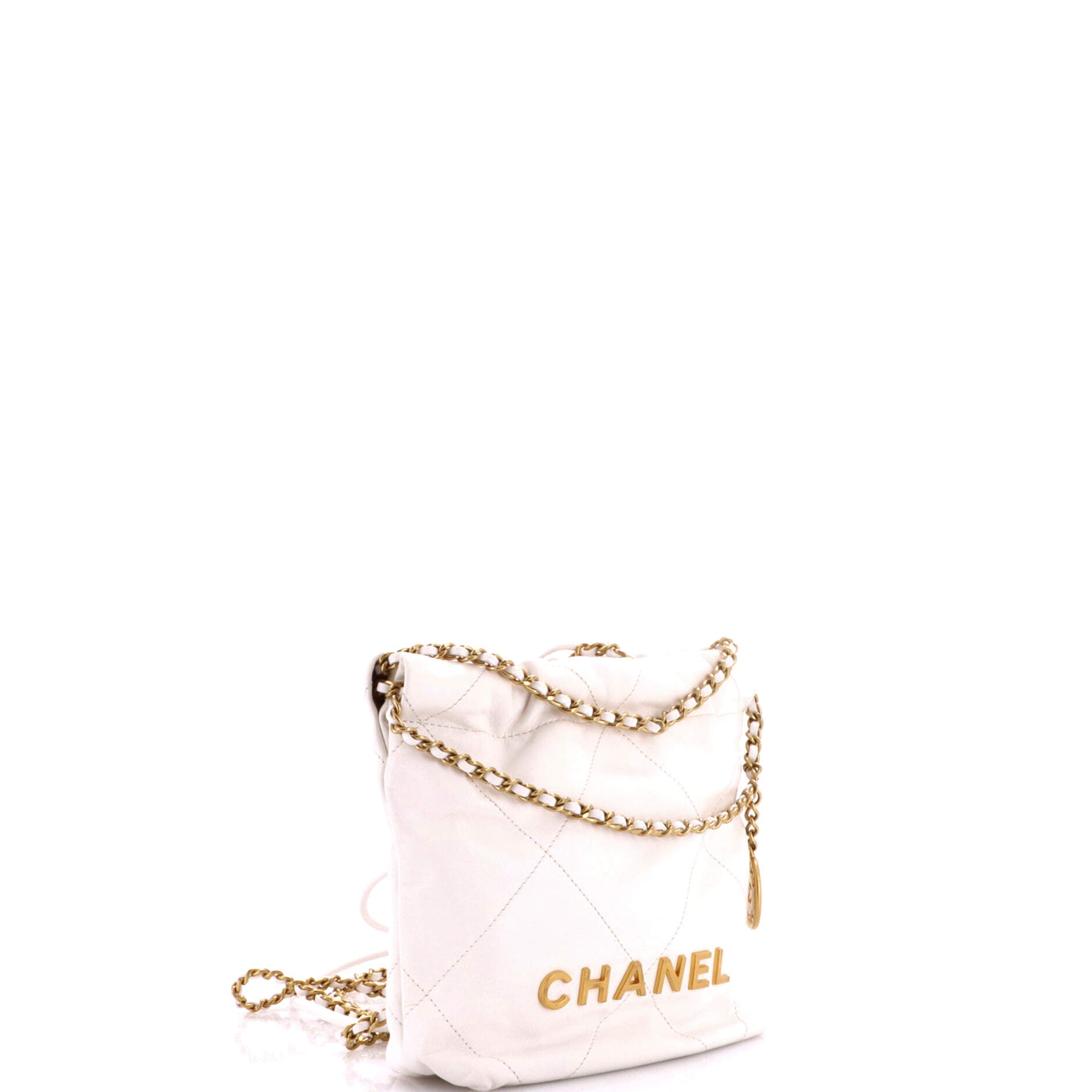 22 Chain Hobo Quilted Calfskin Mini