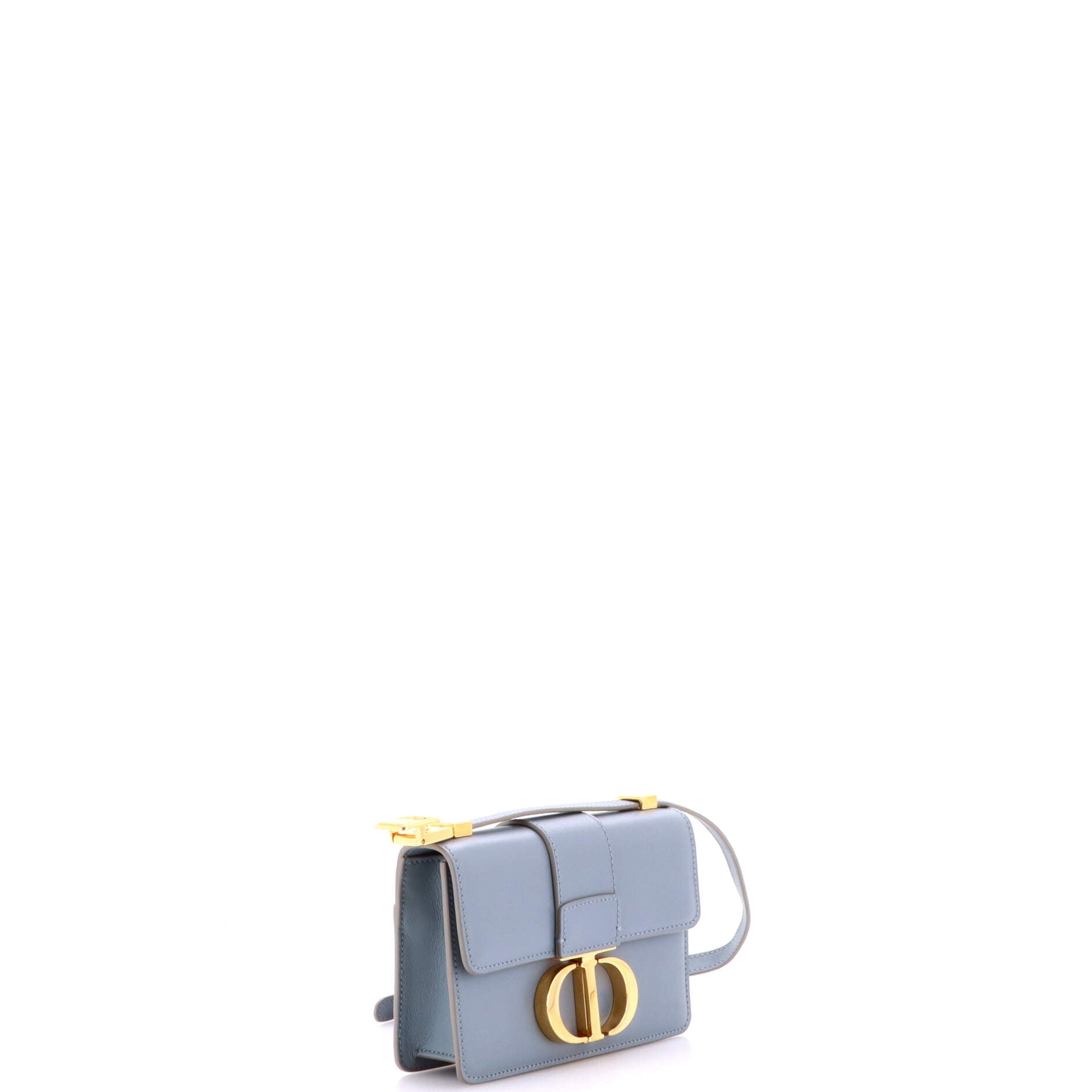 30 Montaigne Flap Bag Leather Micro