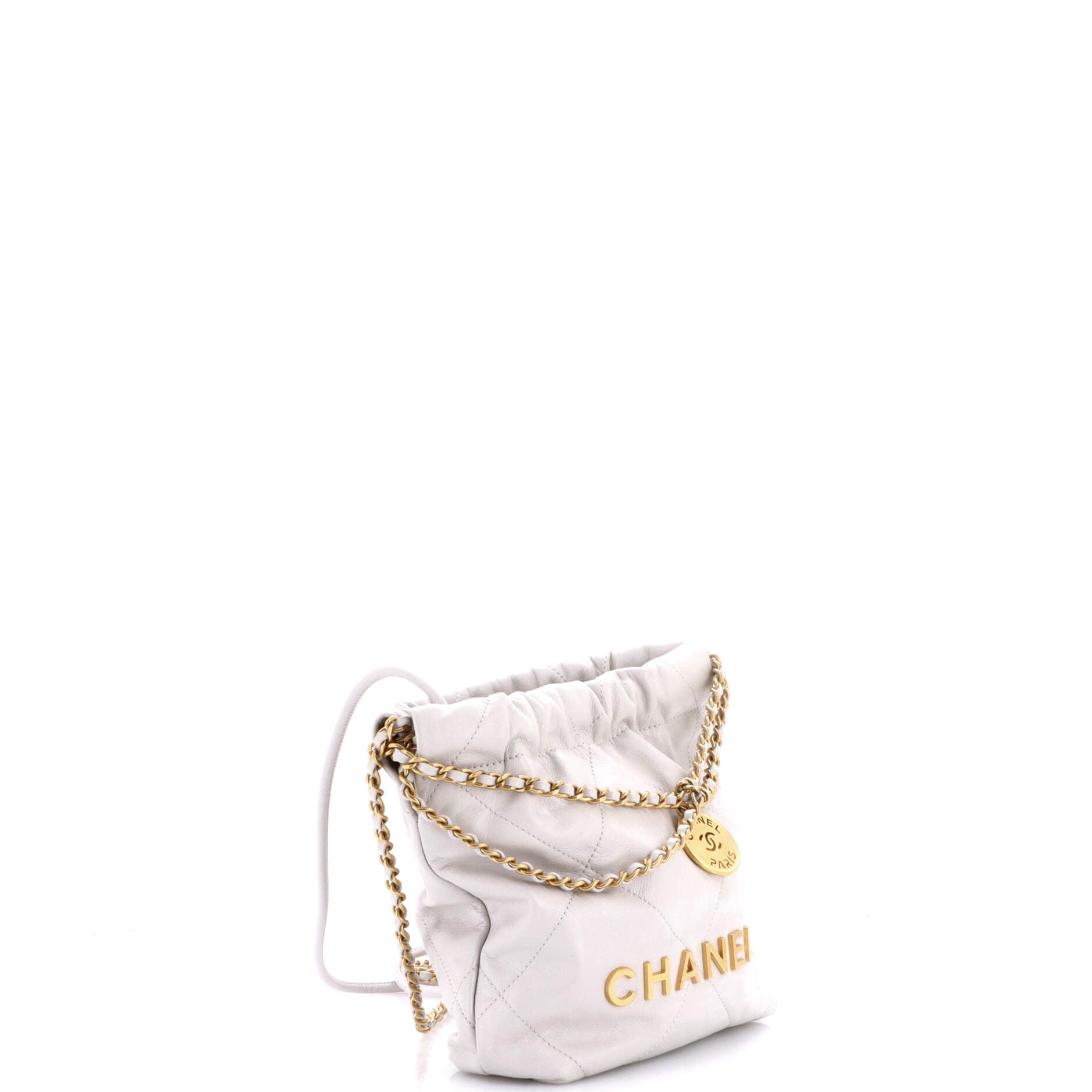 22 Chain Hobo Quilted Calfskin Mini