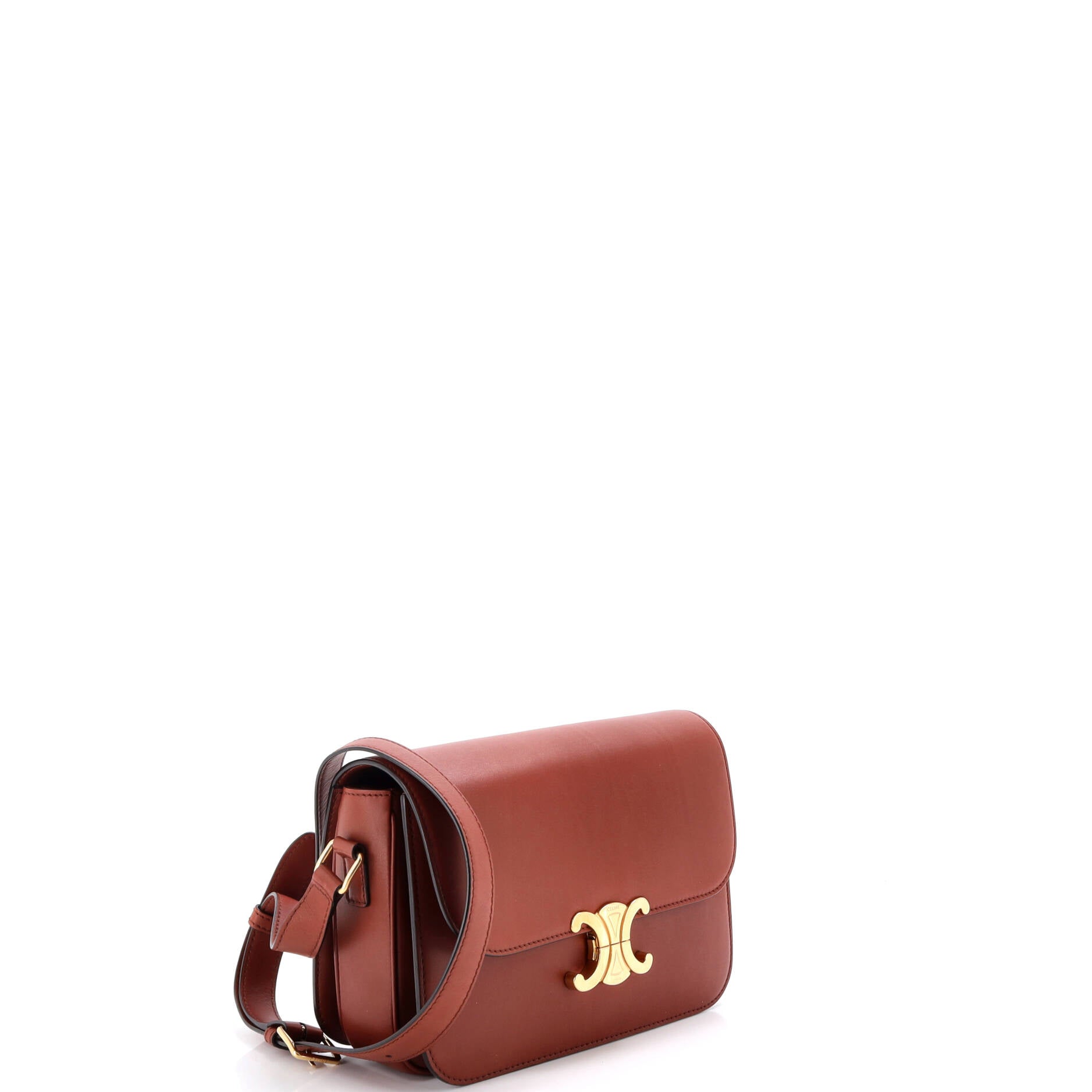 Triomphe Shoulder Bag Smooth Calfskin Medium