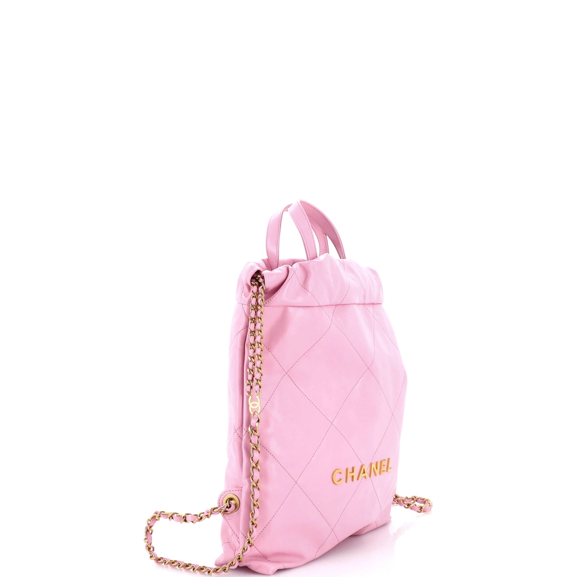 22 Chain Backpack Quilted Calfskin Medium