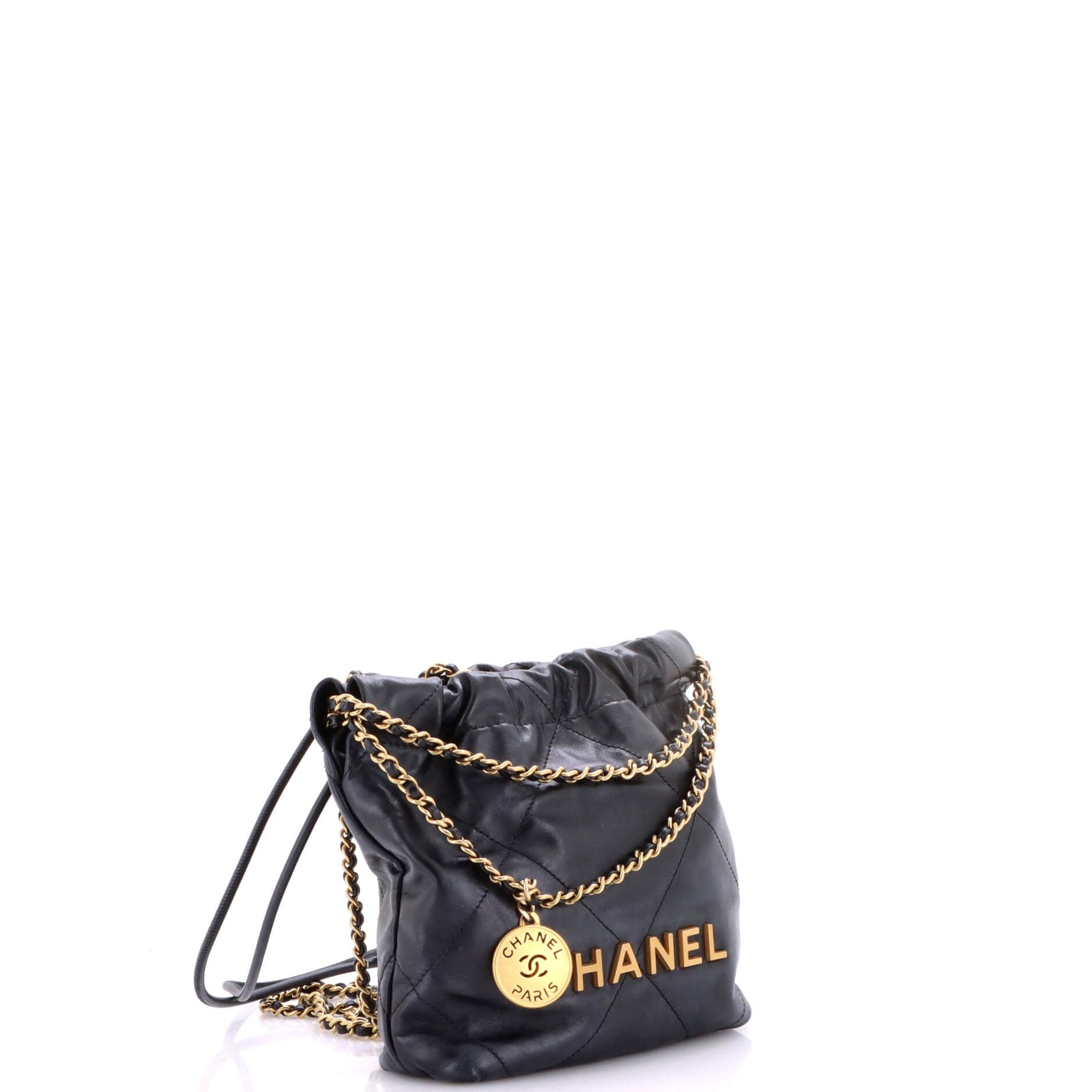 22 Chain Hobo Quilted Calfskin Mini