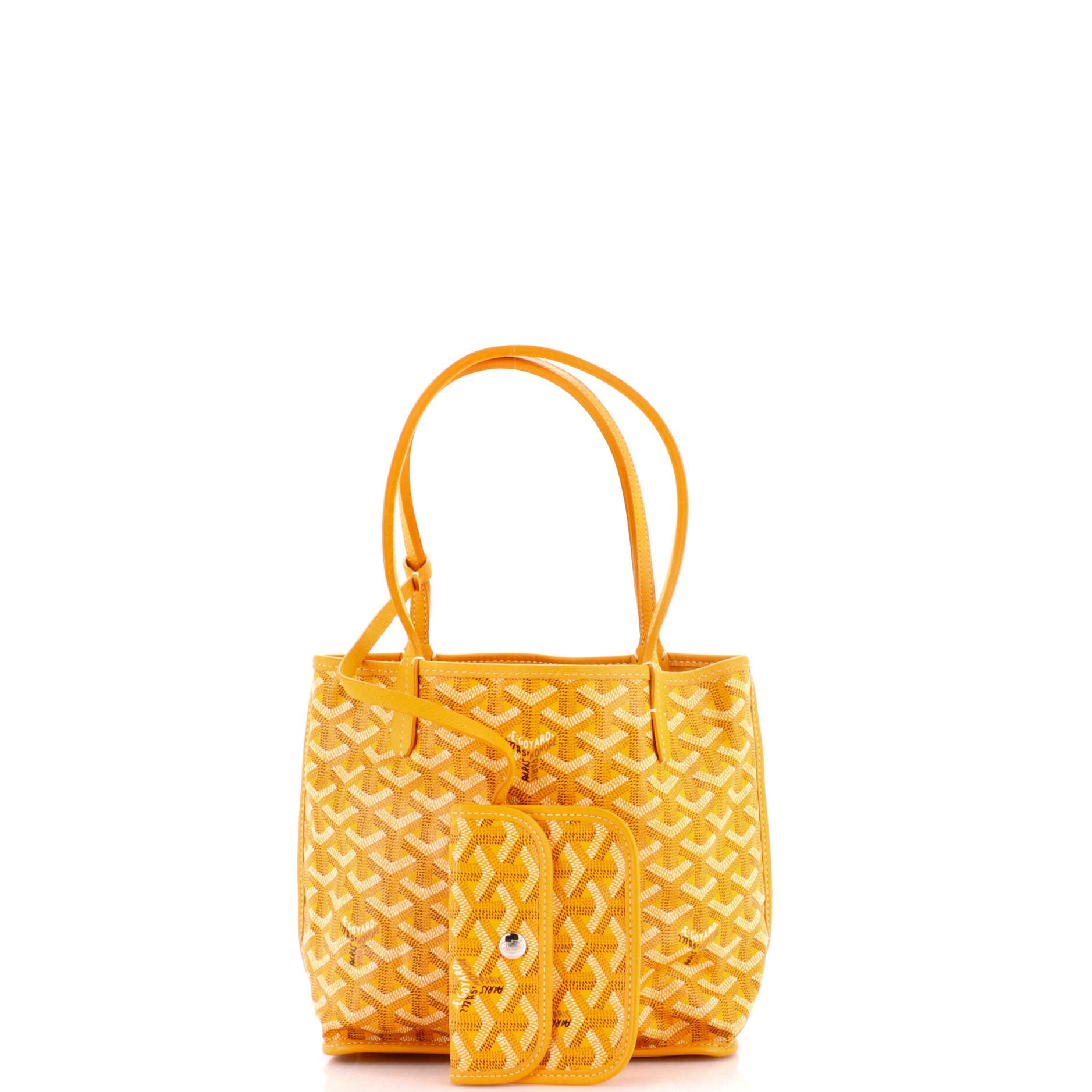 Anjou Reversible Tote Coated Canvas Mini