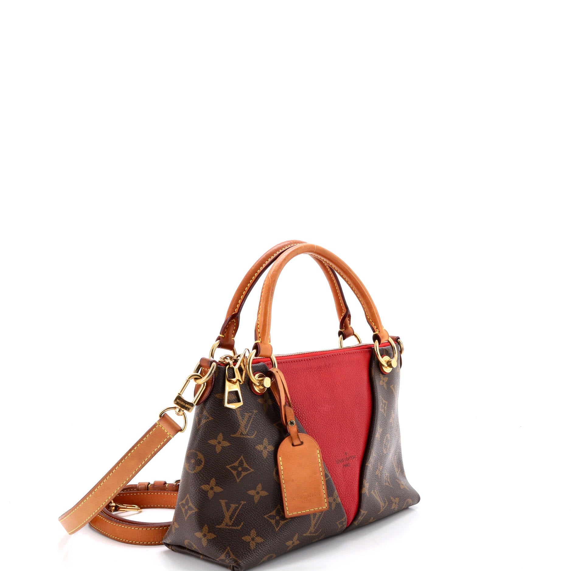 V Tote Monogram Canvas and Leather BB